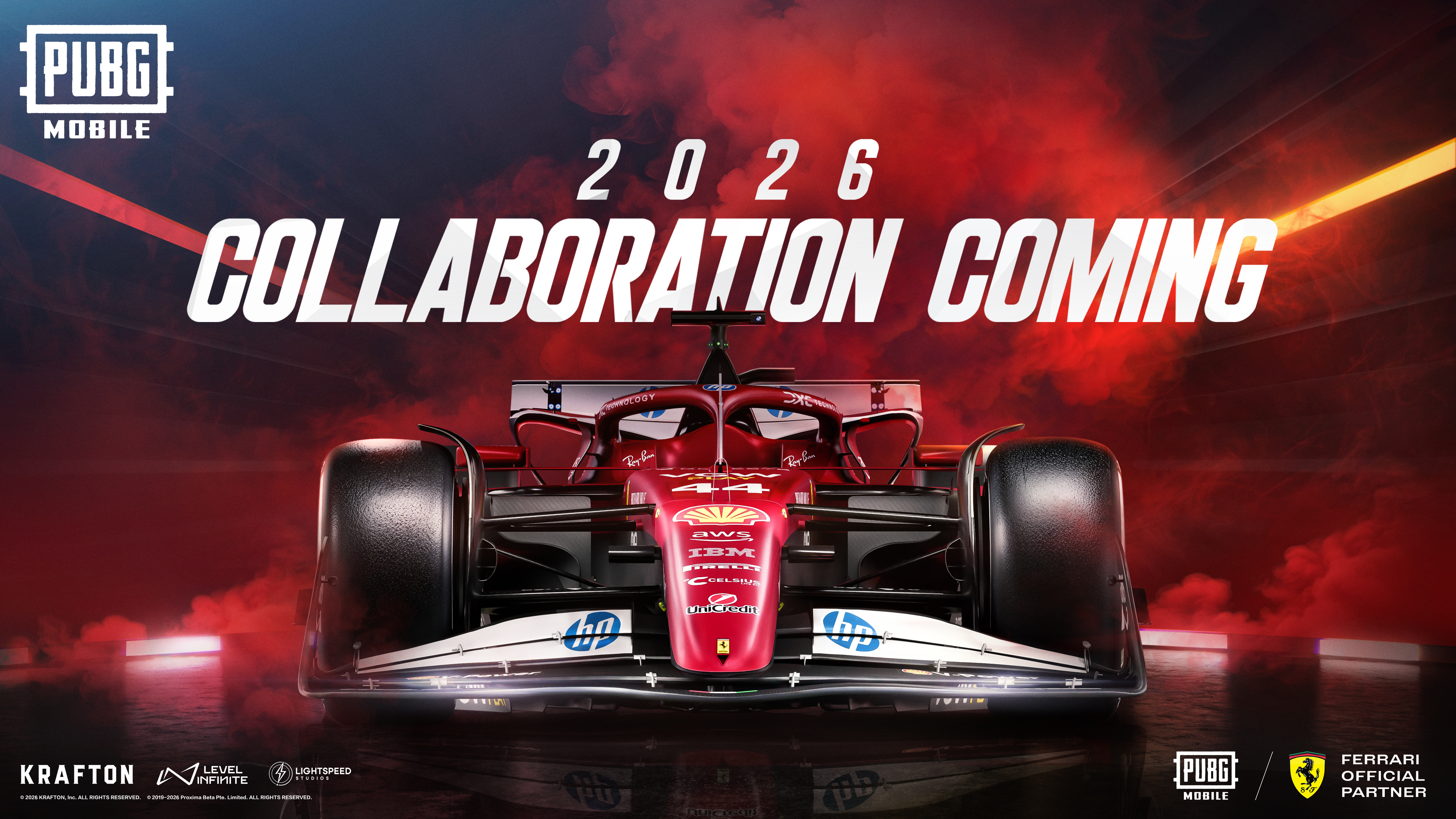 PUBG MOBILE ve Ferrari iş birliği g&ouml;rseli
