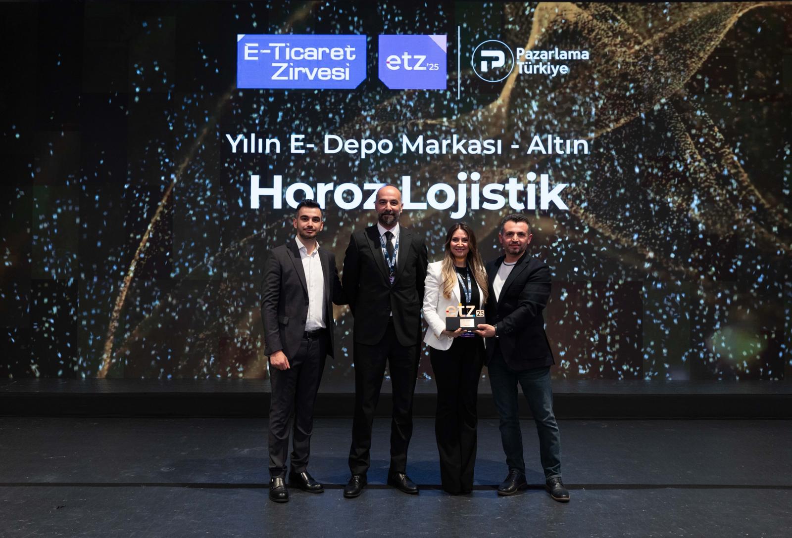 Horoz Lojistik Yılın E-Depo Markası Altın Ödül