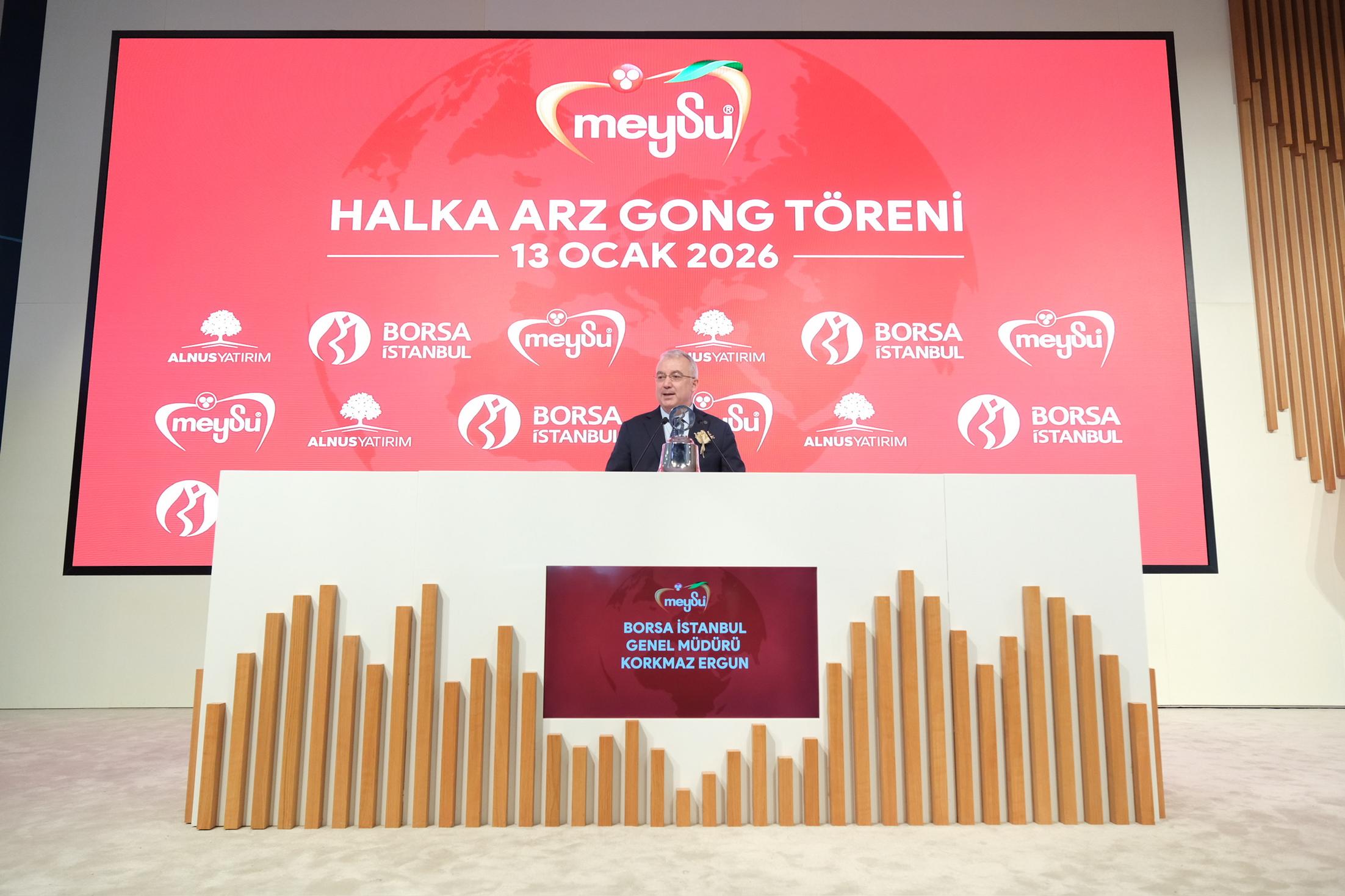 Meysu Gıda halka arz gong t&ouml;reni