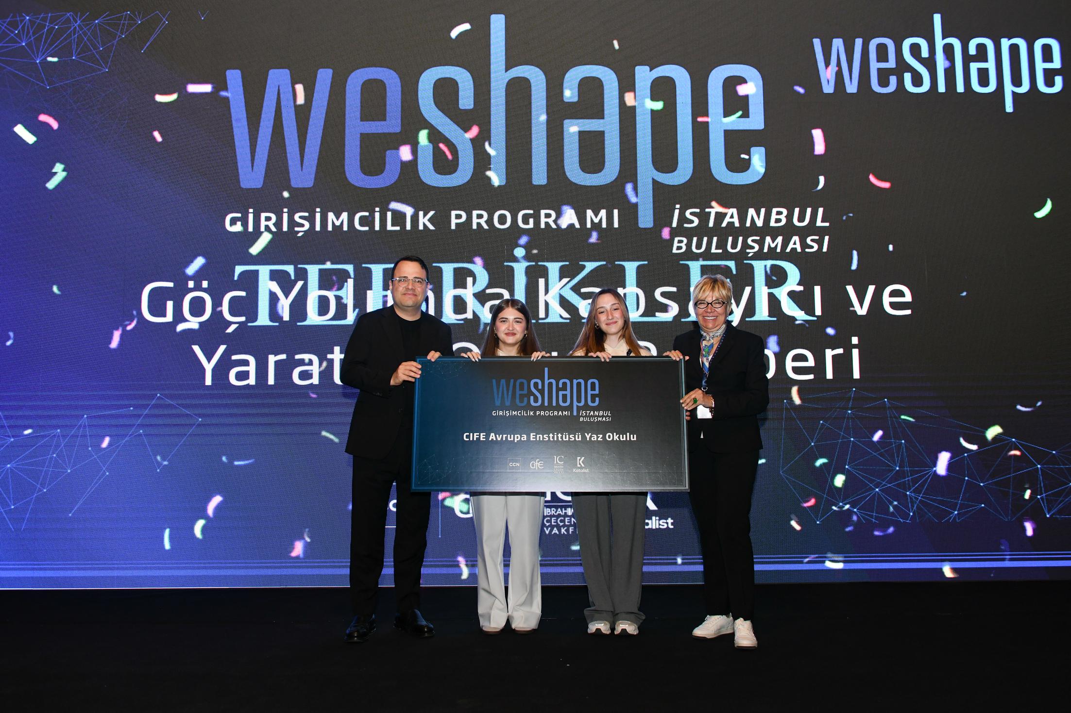 Weshape Girişimcilik Programı duyuru g&ouml;rseli 2