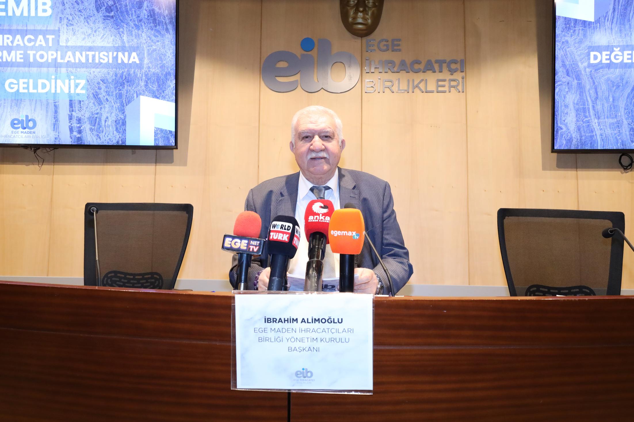 EMİB basın toplantısı ve ihracat hedefleri