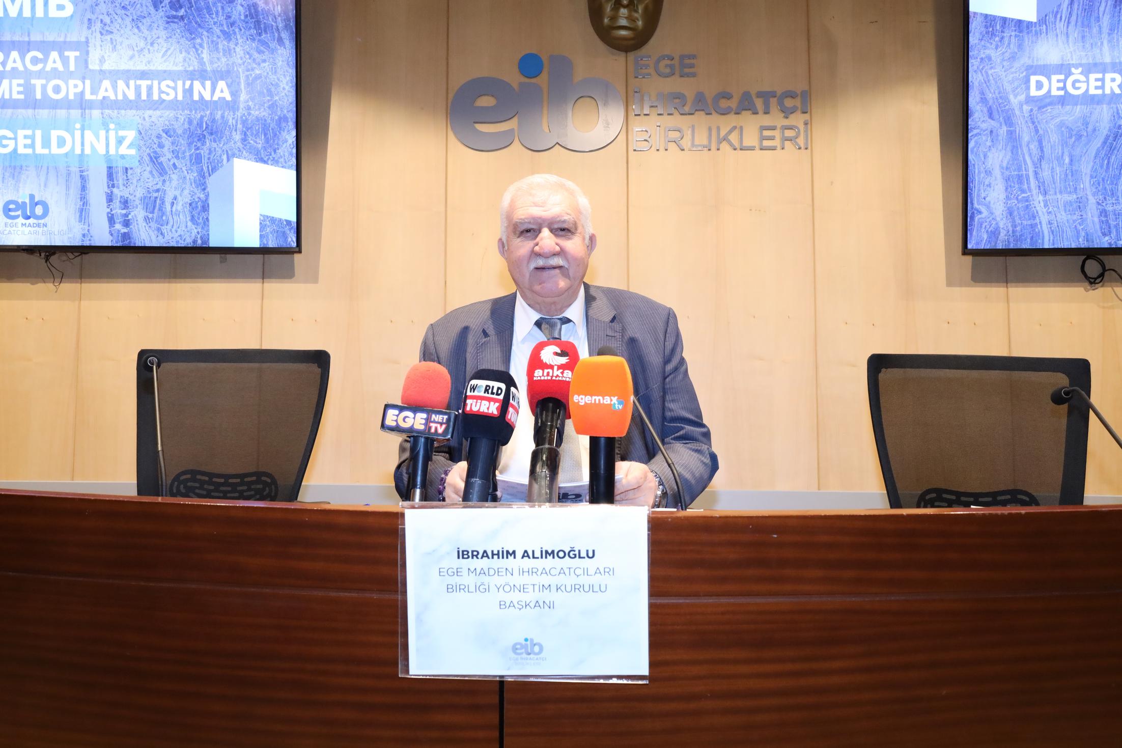 Ege Maden İhracatçıları Birliği 2026 ve 2030 ihracat hedefleri