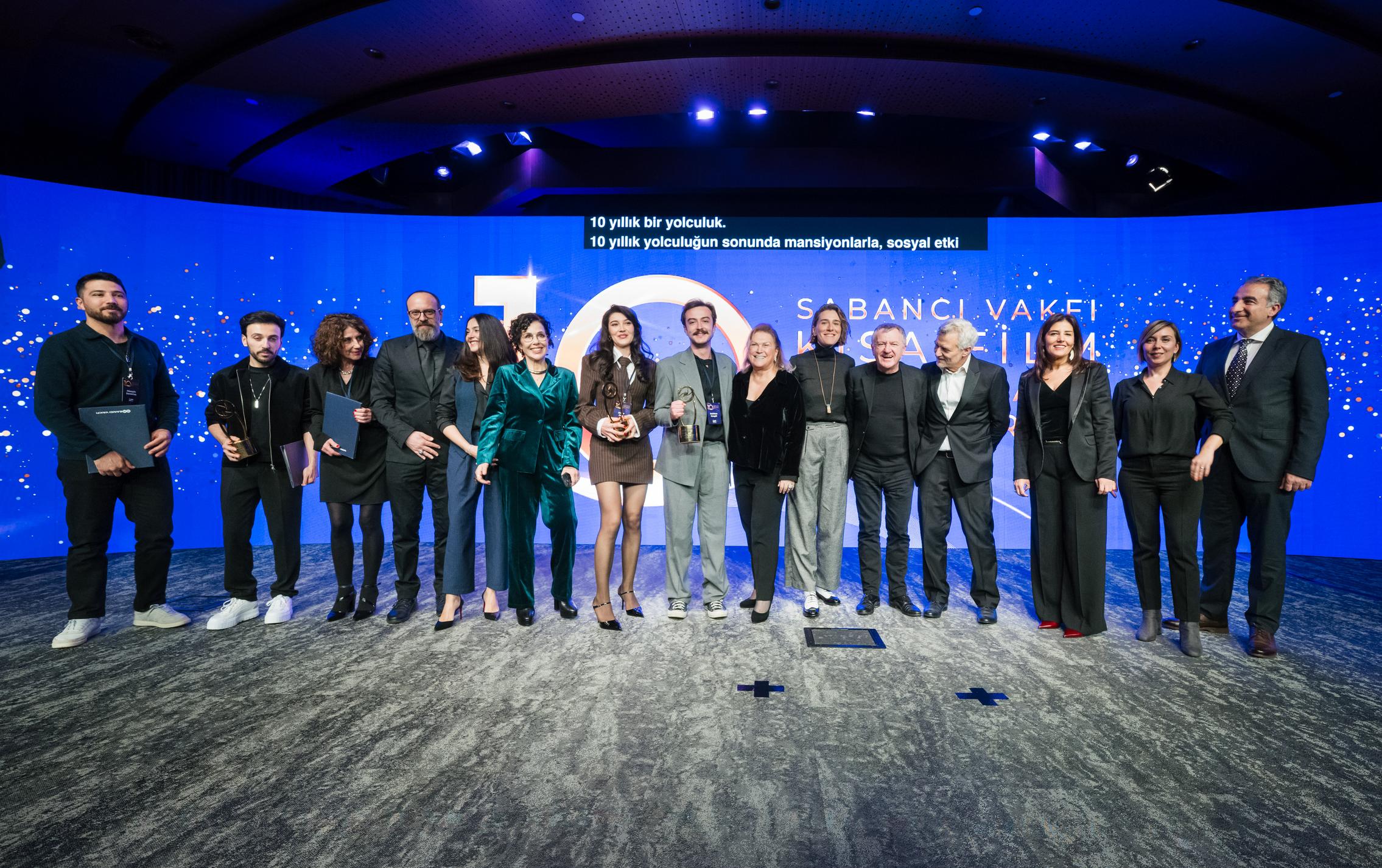 Sabancı Vakfı Kısa Film Yarışması &ouml;d&uuml;l t&ouml;reni