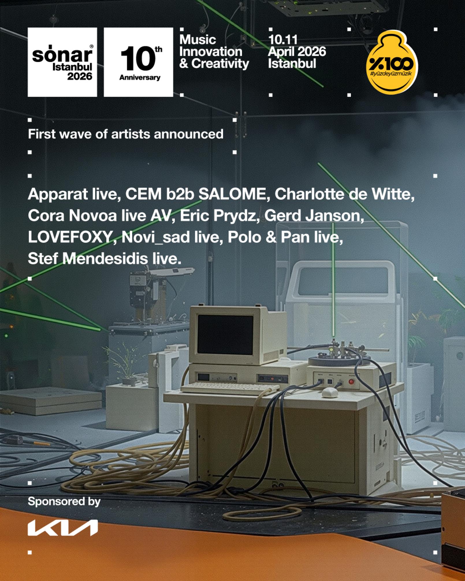 Sónar Istanbul 2026 10. yıl afişi