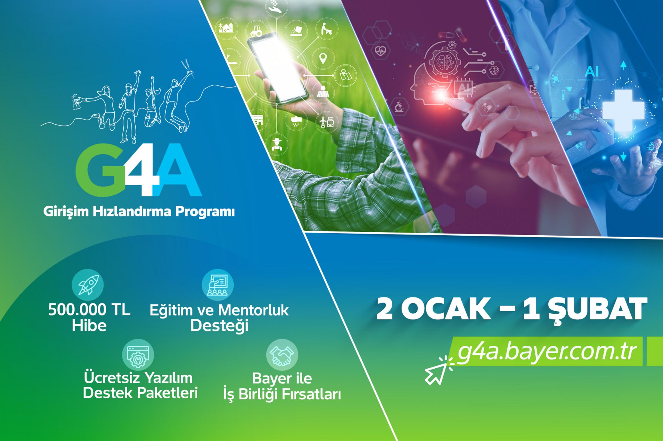Bayer G4A Girişim Hızlandırma Programı başvuruları