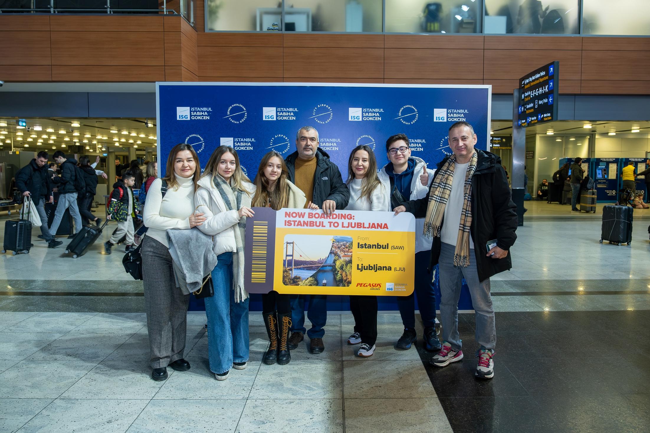 Pegasus&rsquo;un SAW&ndash;LJU yeni hattı t&ouml;renle başladı