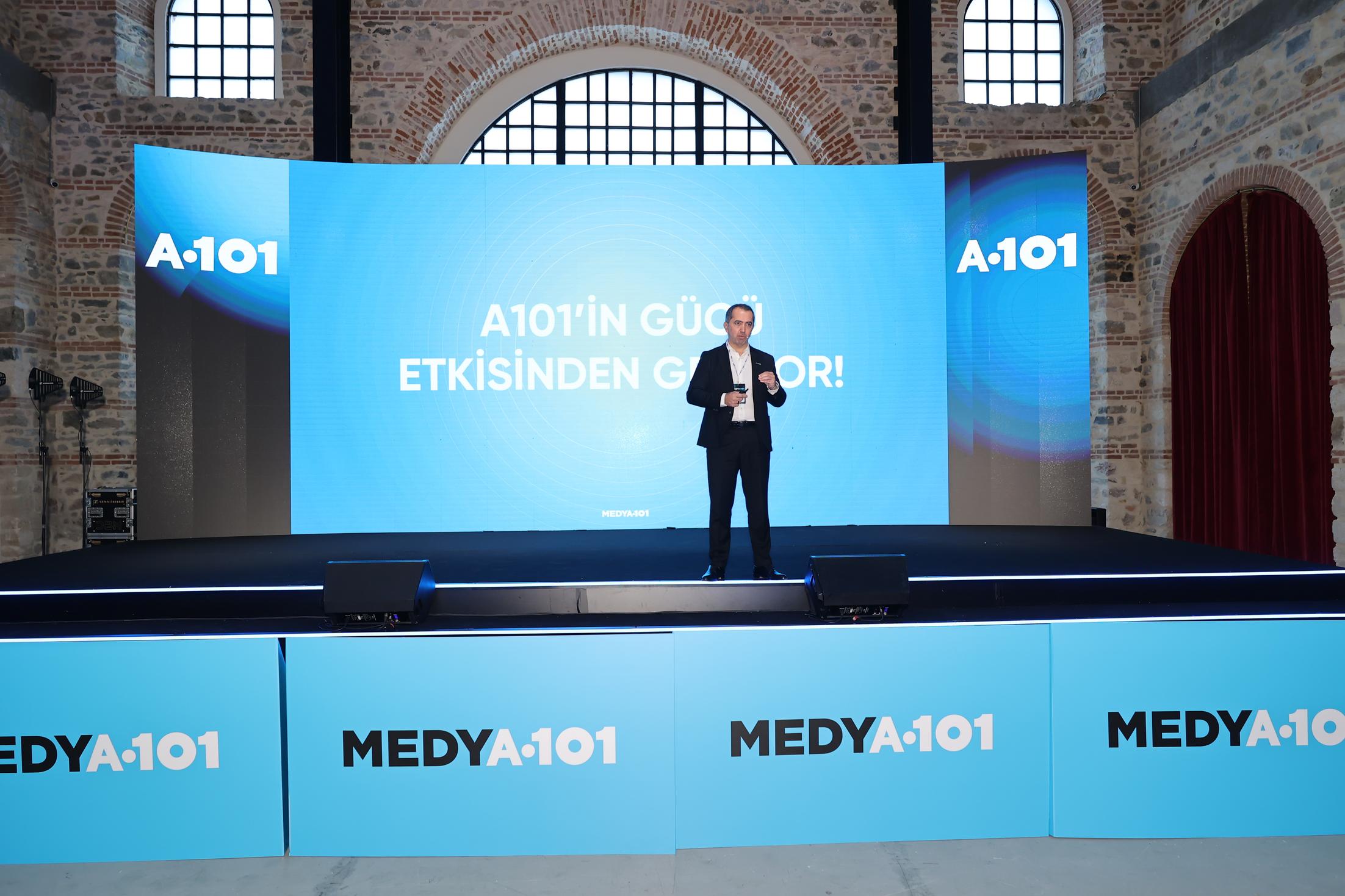 A101 Medya101 lansmanı - sahne