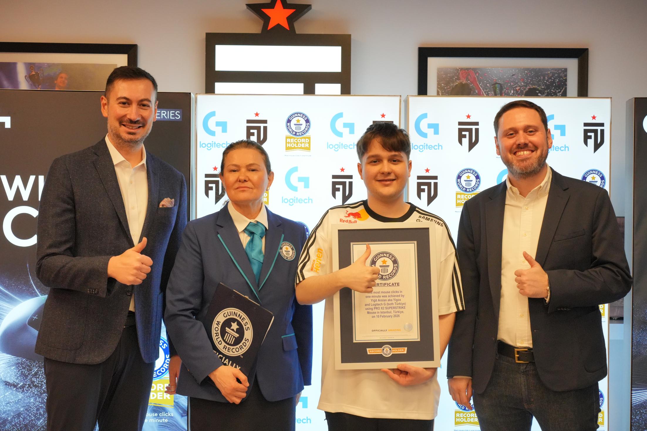 Logitech G PRO X2 SUPERSTRIKE ile tıklama rekoru – Yigox