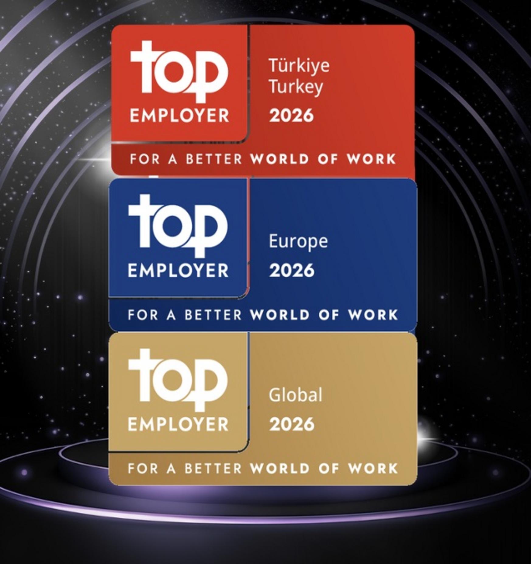 Mondelēz Türkiye Top Employer 2026 sertifikası