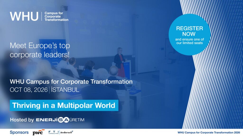 WHU CCT İstanbul’da: Enerjisa Üretim Ev Sahipliği