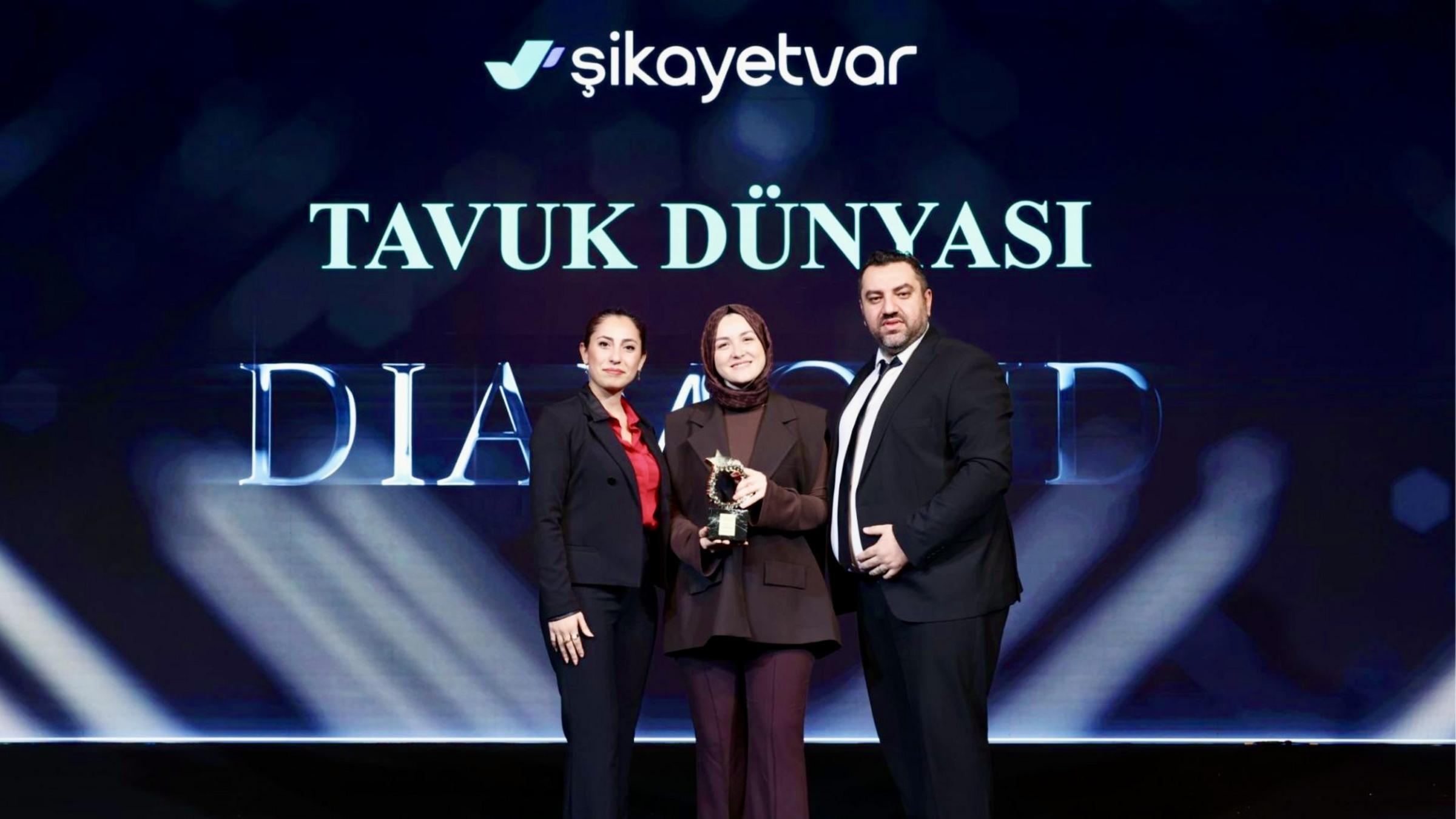 Tavuk Dünyası A.C.E Awards Diamond ödülü duyurusu 1