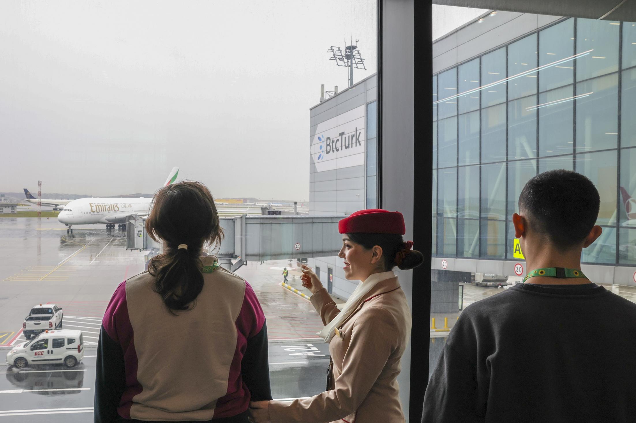 Emirates’in İGA’da düzenlediği Otizm Dostu Seyahat Provası