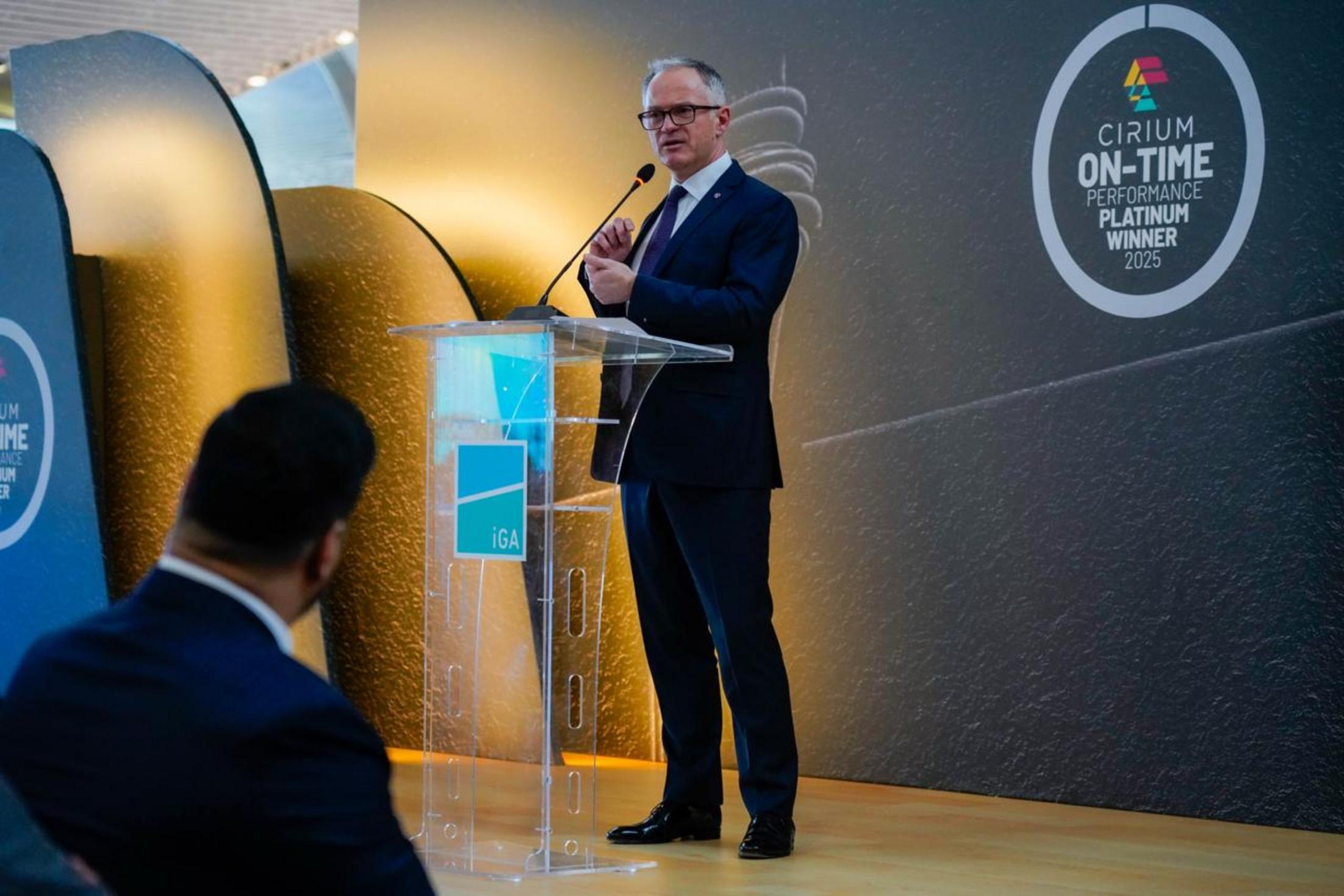 İGA İstanbul Havalimanı, Cirium Platin Ödülü töreninden kare