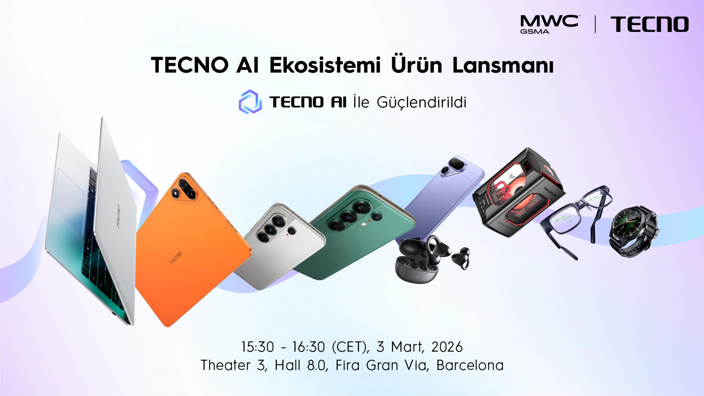 TECNO × Tonino Lamborghini stratejik iş birliği — MWC 2026