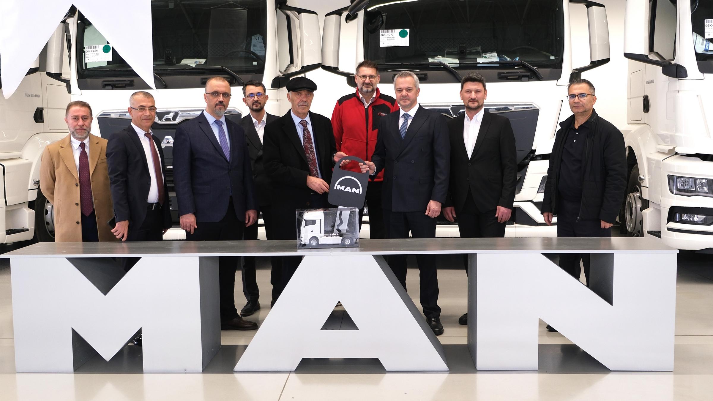 Aşkale Çimento MAN TGS teslimat töreni