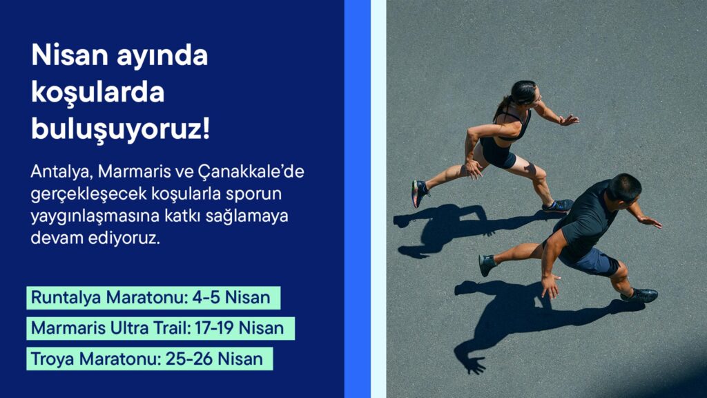 Anadolu Sigorta koşuya sponsor: Nisan’da 3 büyük etkinlik