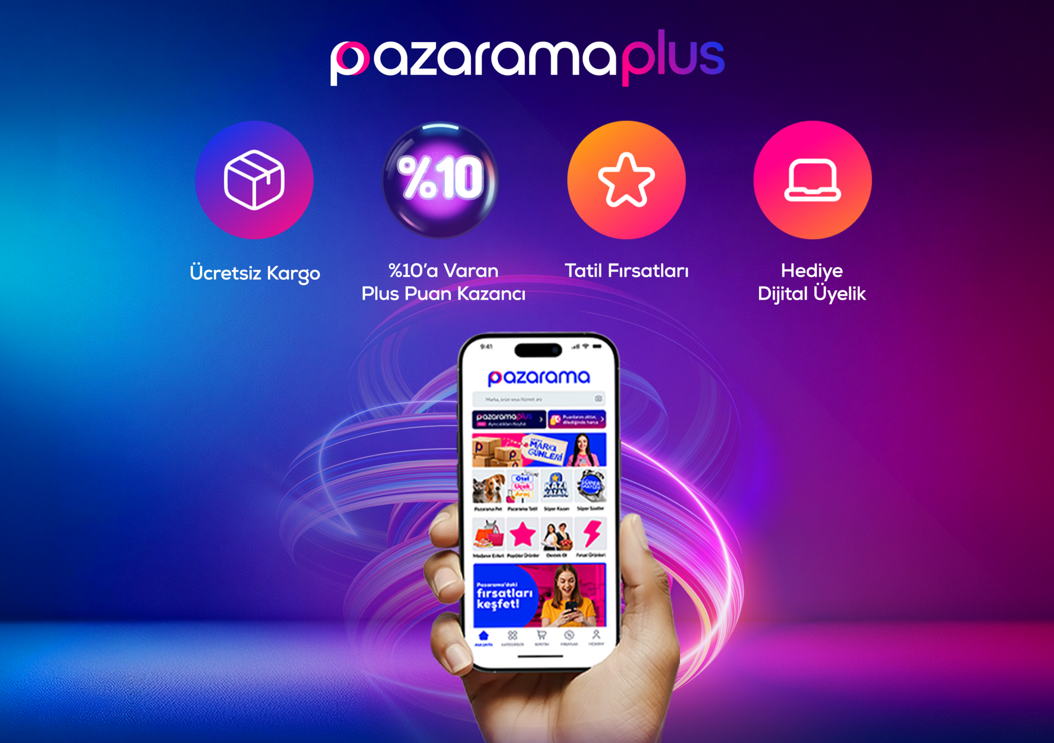 Pazarama Plus kampanya görseli 2