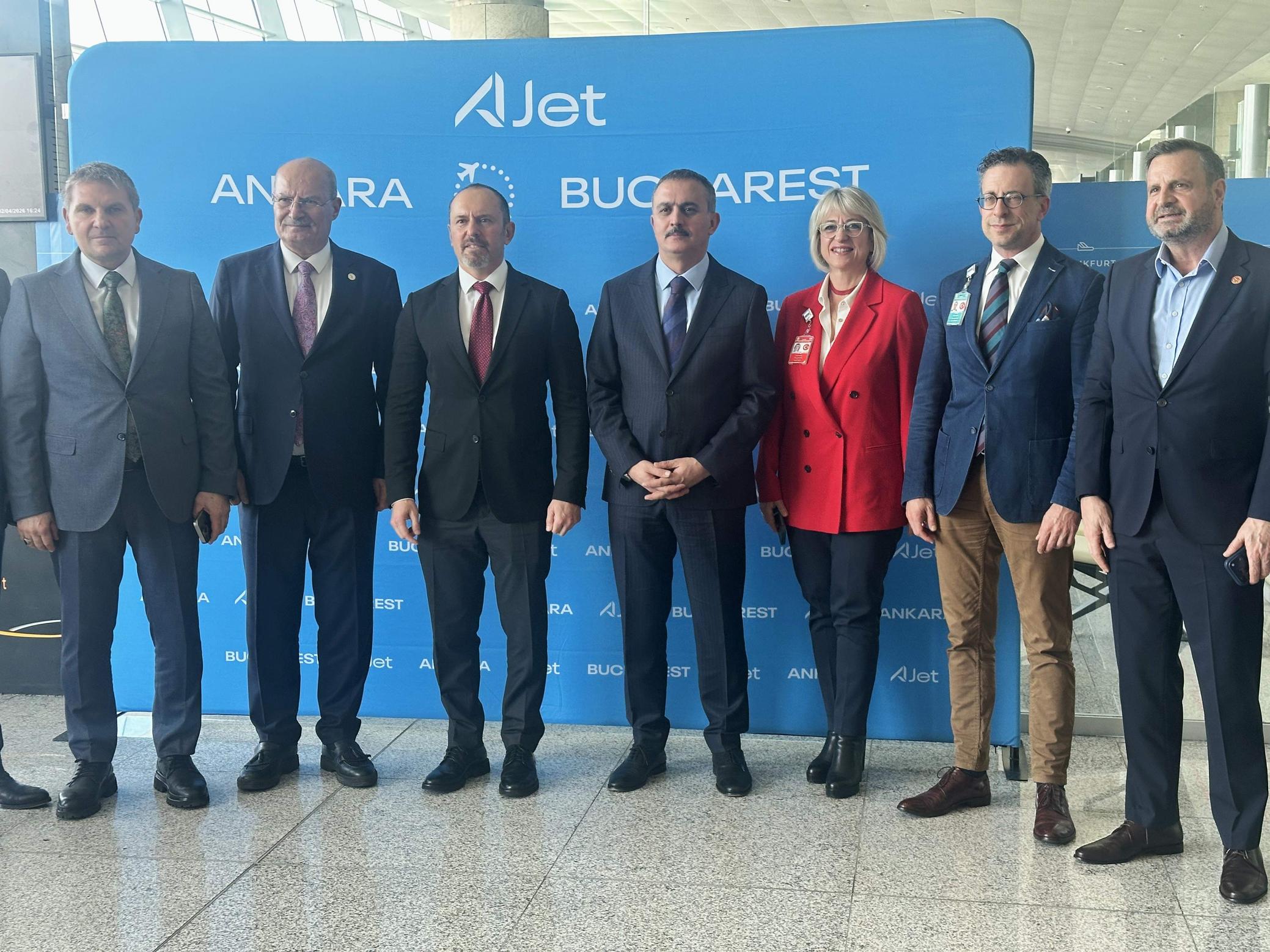 AJet Ankara–Bükreş hattı ilk uçuşu – VF595, Boeing 737-8 MAX