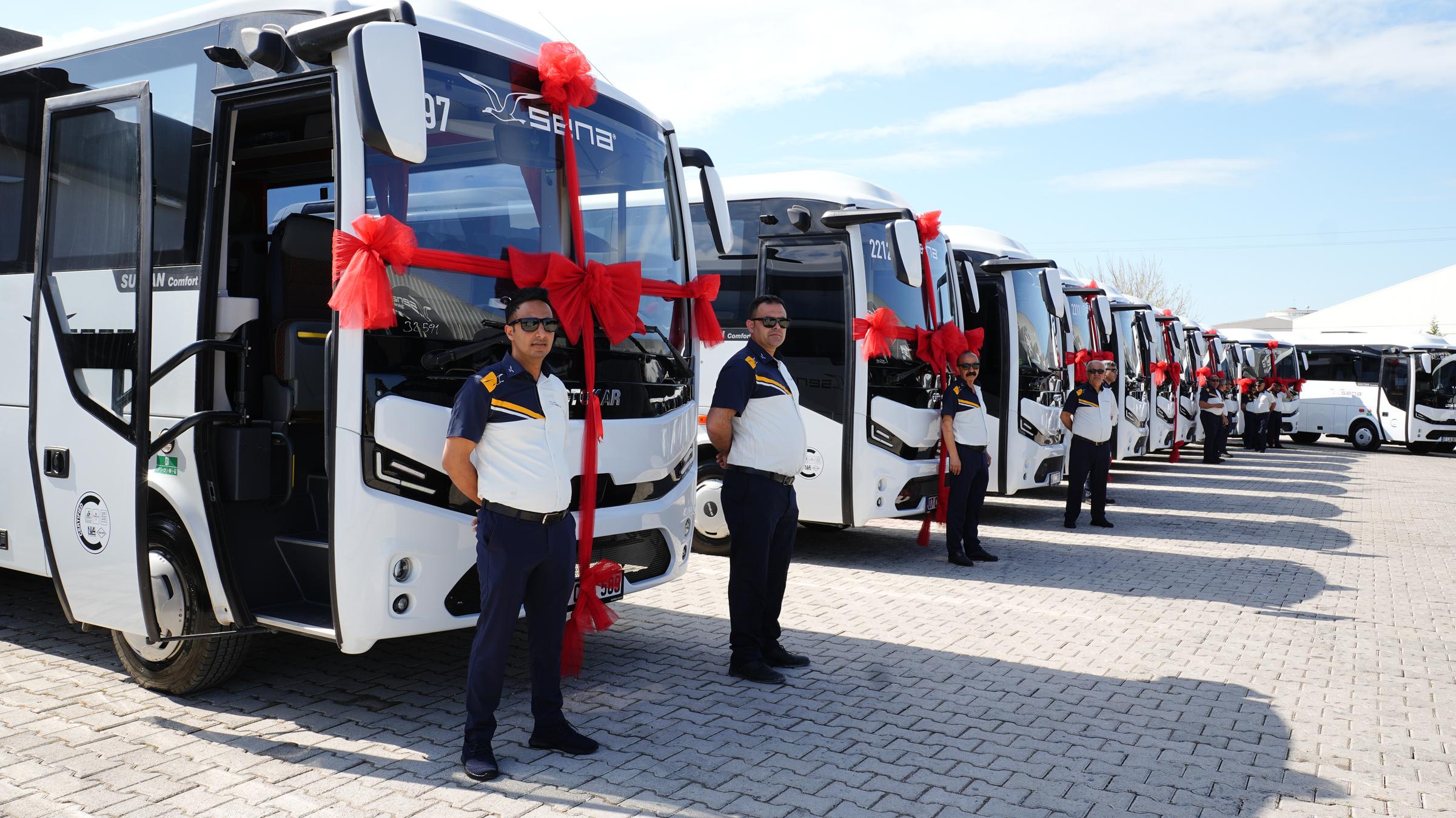 Otokar’dan Sena Tur’a 241 otobüs teslimatı
