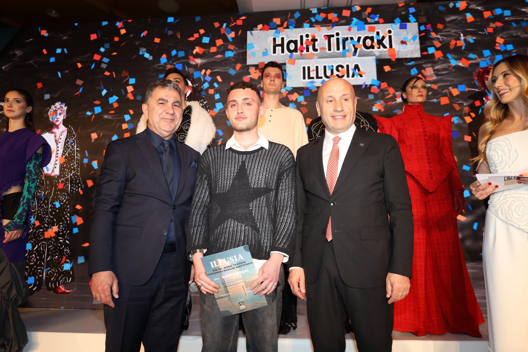 EİB XX. Moda Tasarım Yarışması finalinden bir kare