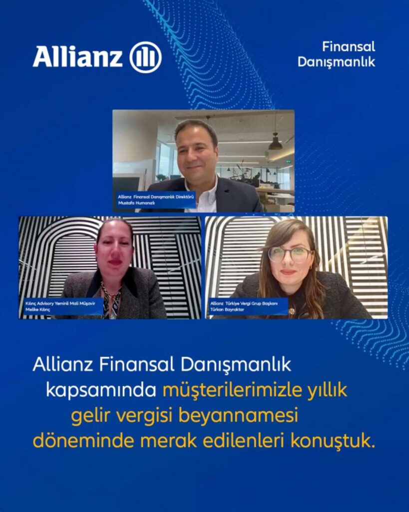 Allianz Türkiye, Vergi Beyannamesi İçin Webinar Düzenledi