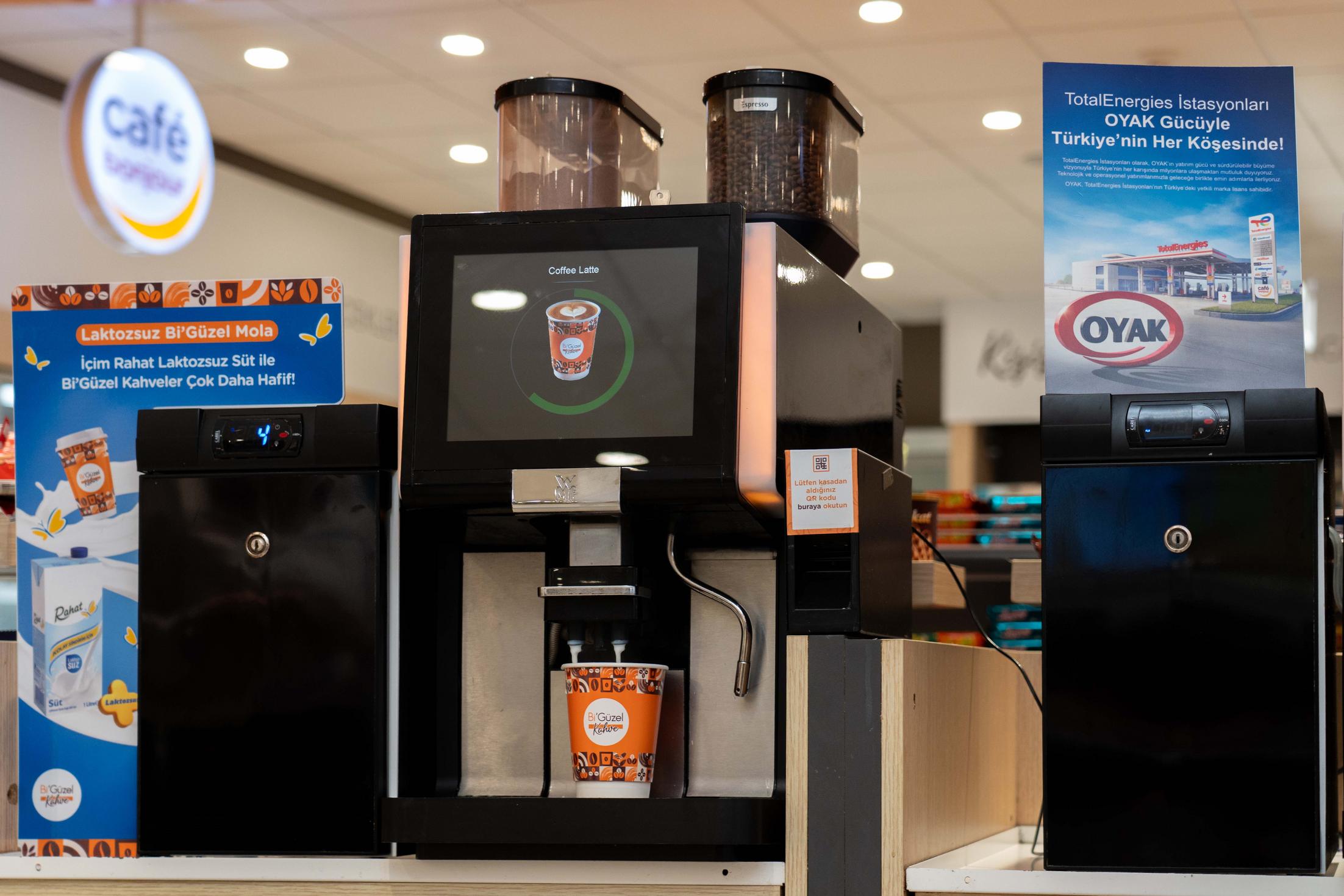 TotalEnergies İstasyonları Bi’Güzel mağaza içi görseli