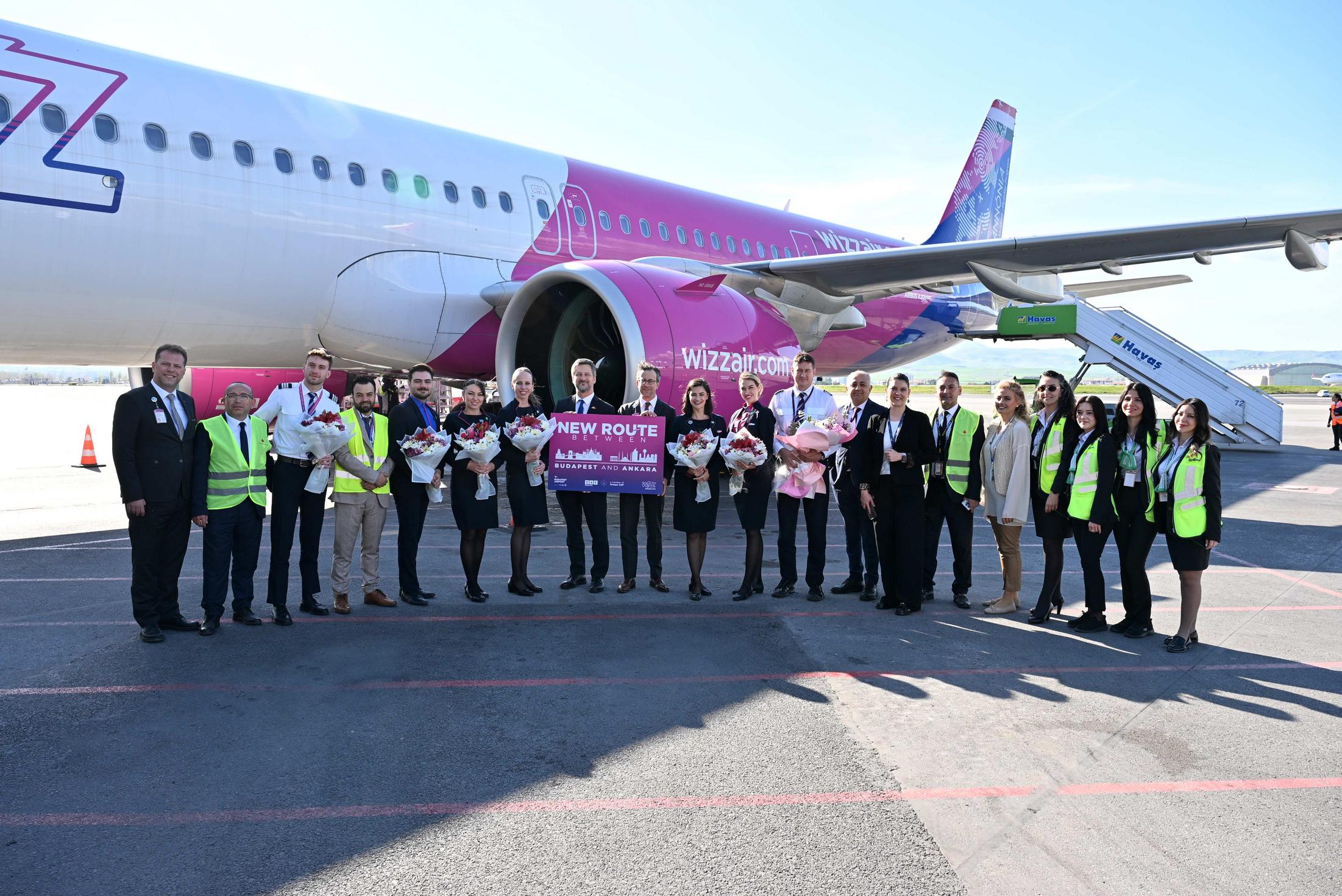 Wizz Air’in Ankara–Budapeşte direkt uçuşu
