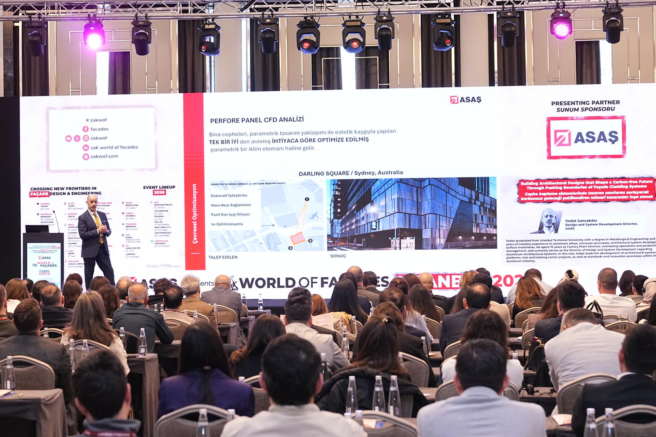 ASAŞ, ZAK World of Façades İstanbul ana sponsorluğu