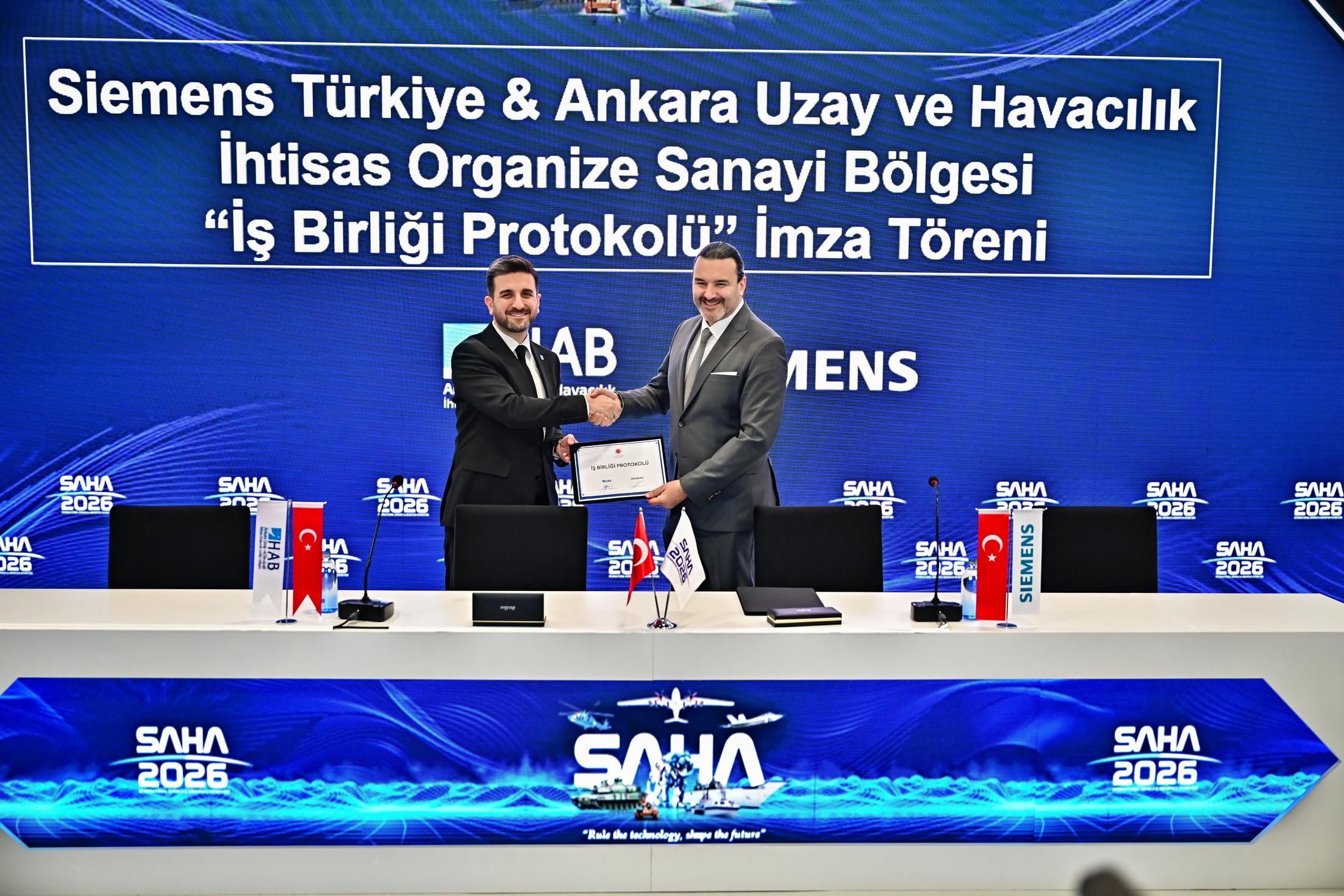Siemens Türkiye ve HAB OSB iş birliği imza töreni