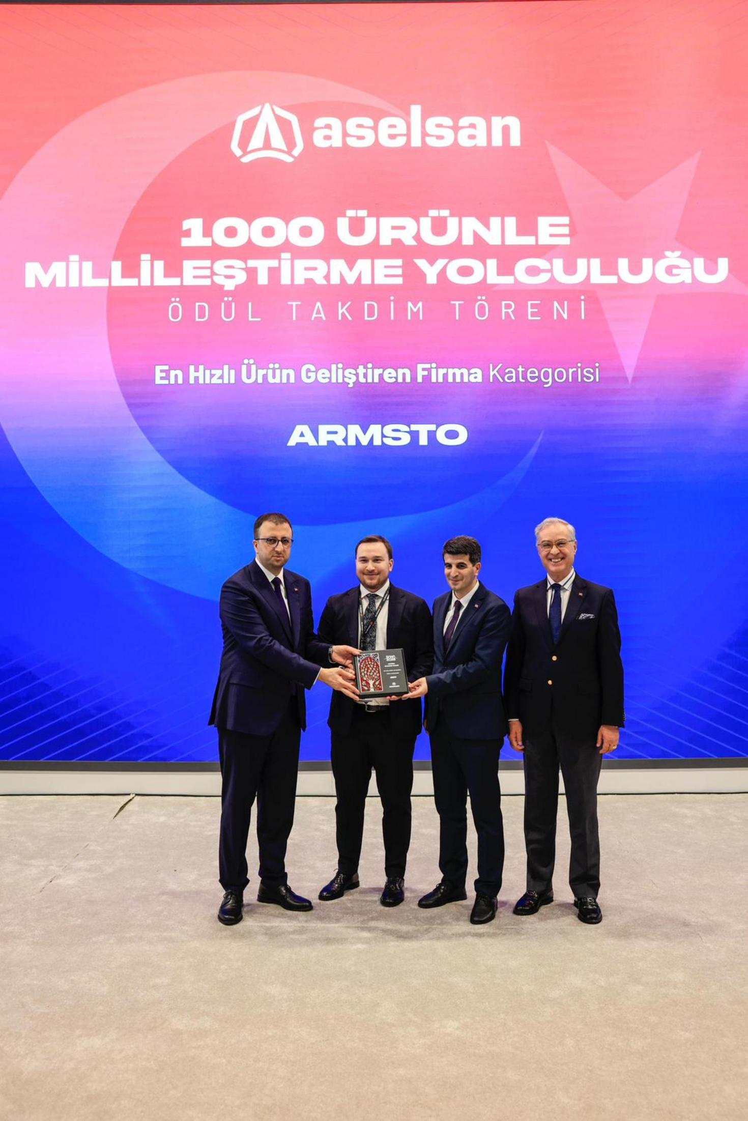 ARMSTO SAHA 2026’da En Hızlı Ürün Geliştiren ödülü