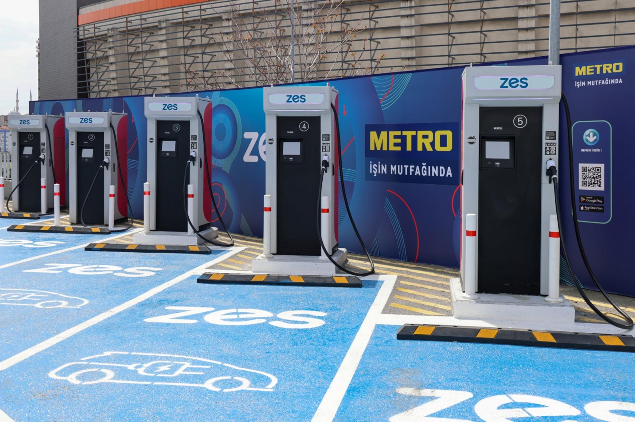 ZES ve Metro Türkiye hızlı şarj dönüşümü