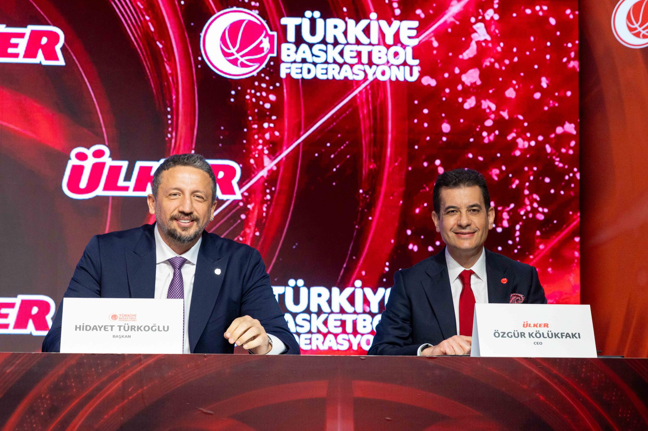 Ülker ve Türkiye Basketbol Federasyonu iş birliği imza töreni 2