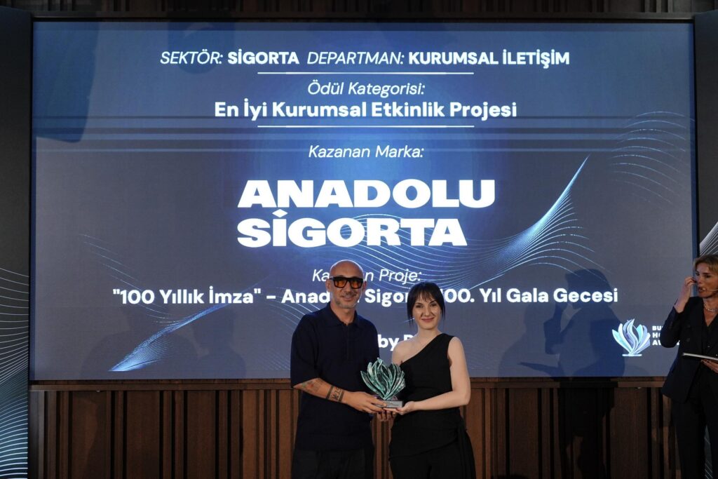 Anadolu Sigorta ‘Yüzyıllık İmza’ ile ödül kazandı