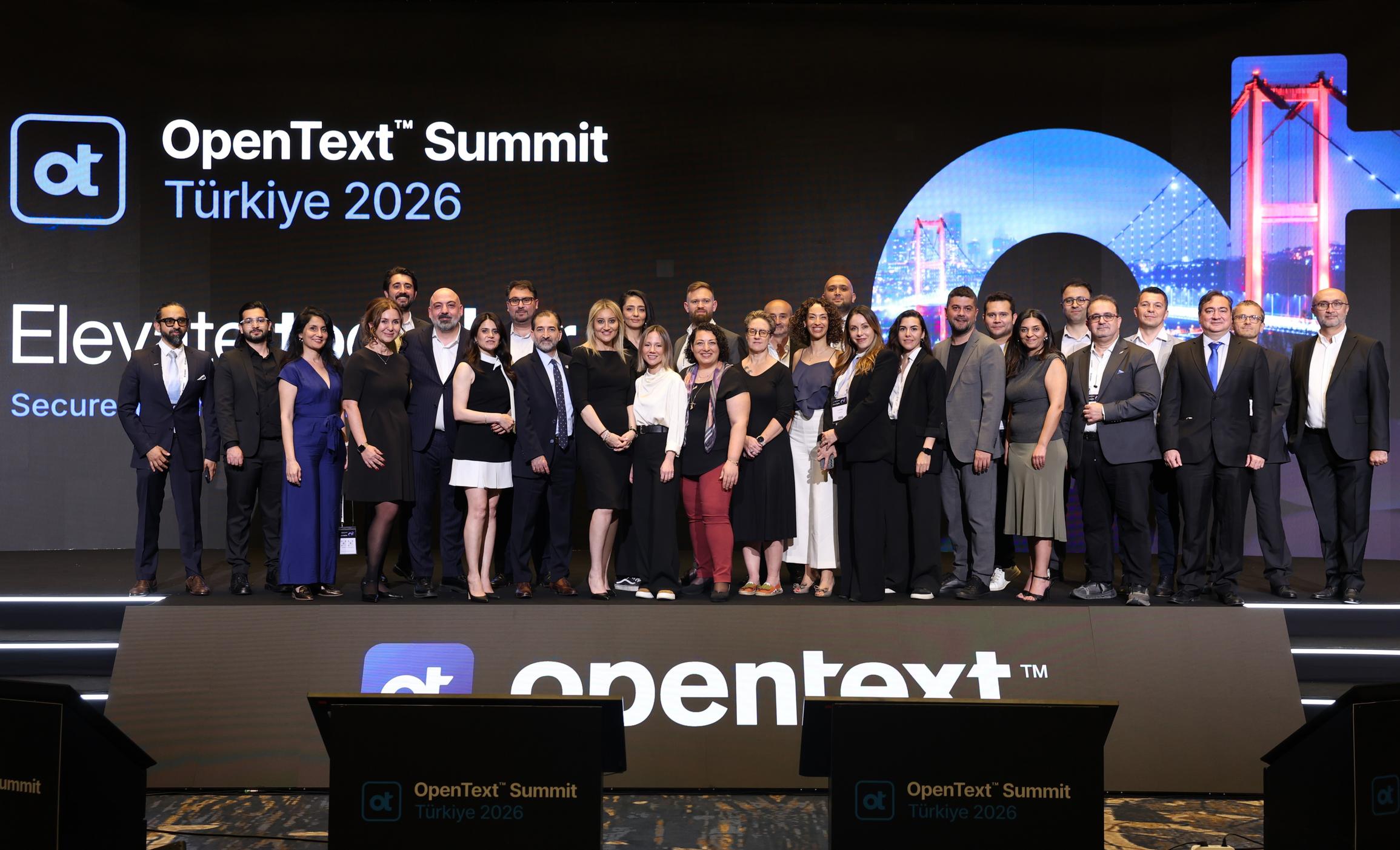 OpenText Summit Türkiye 2026 etkinliğinden kare