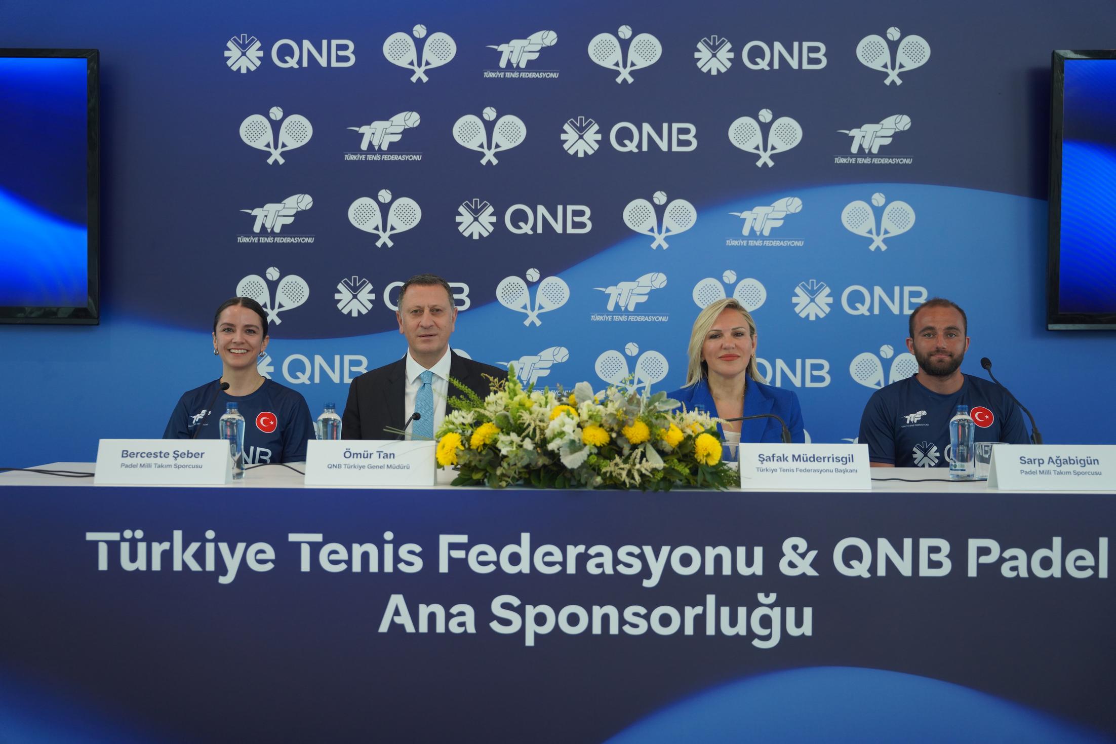 QNB Türkiye & TTF Padel Ana Sponsorluğu tanıtım etkinliği