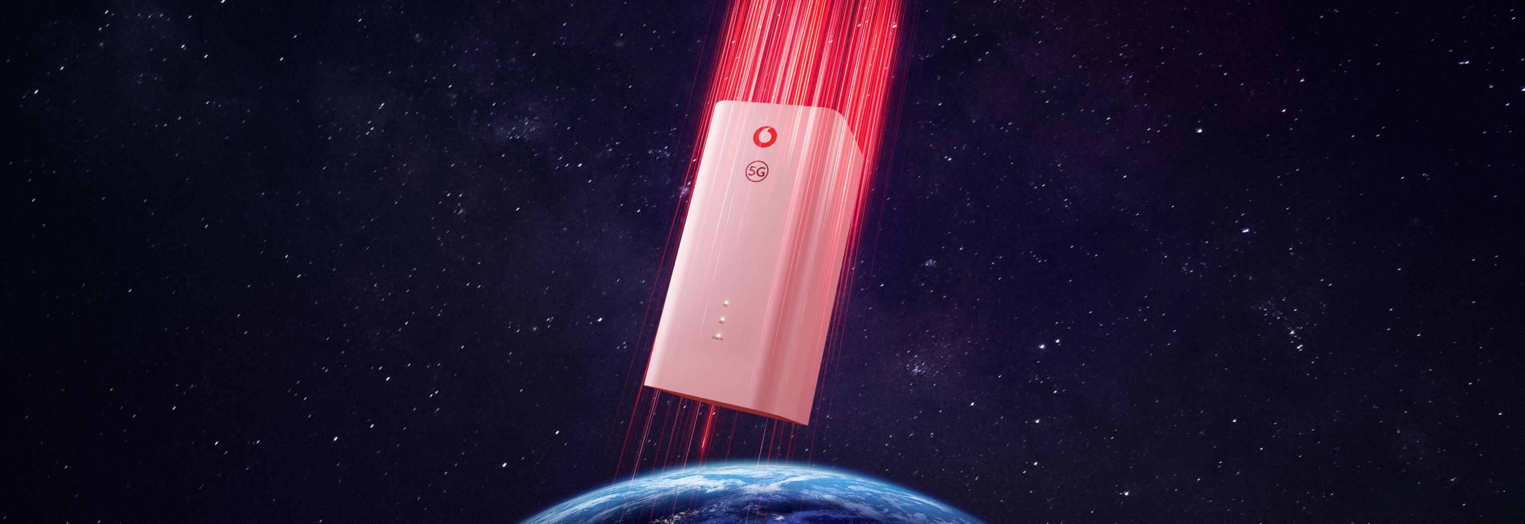 Vodafone 5G RedBox modem tanıtım görseli 1