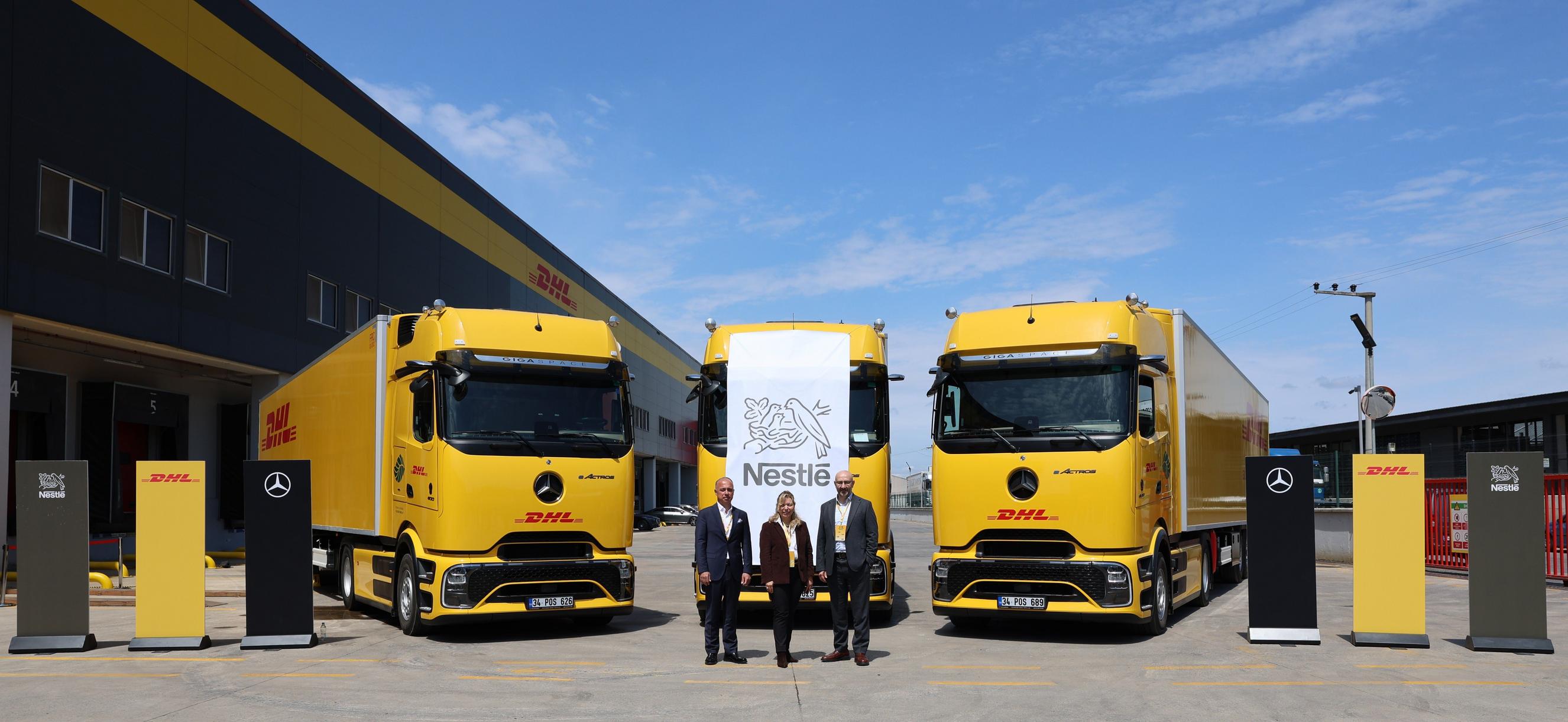 DHL Supply Chain Türkiye, Nestlé Türkiye ve Mercedes‑Benz Türk eActros 600 teslimatı