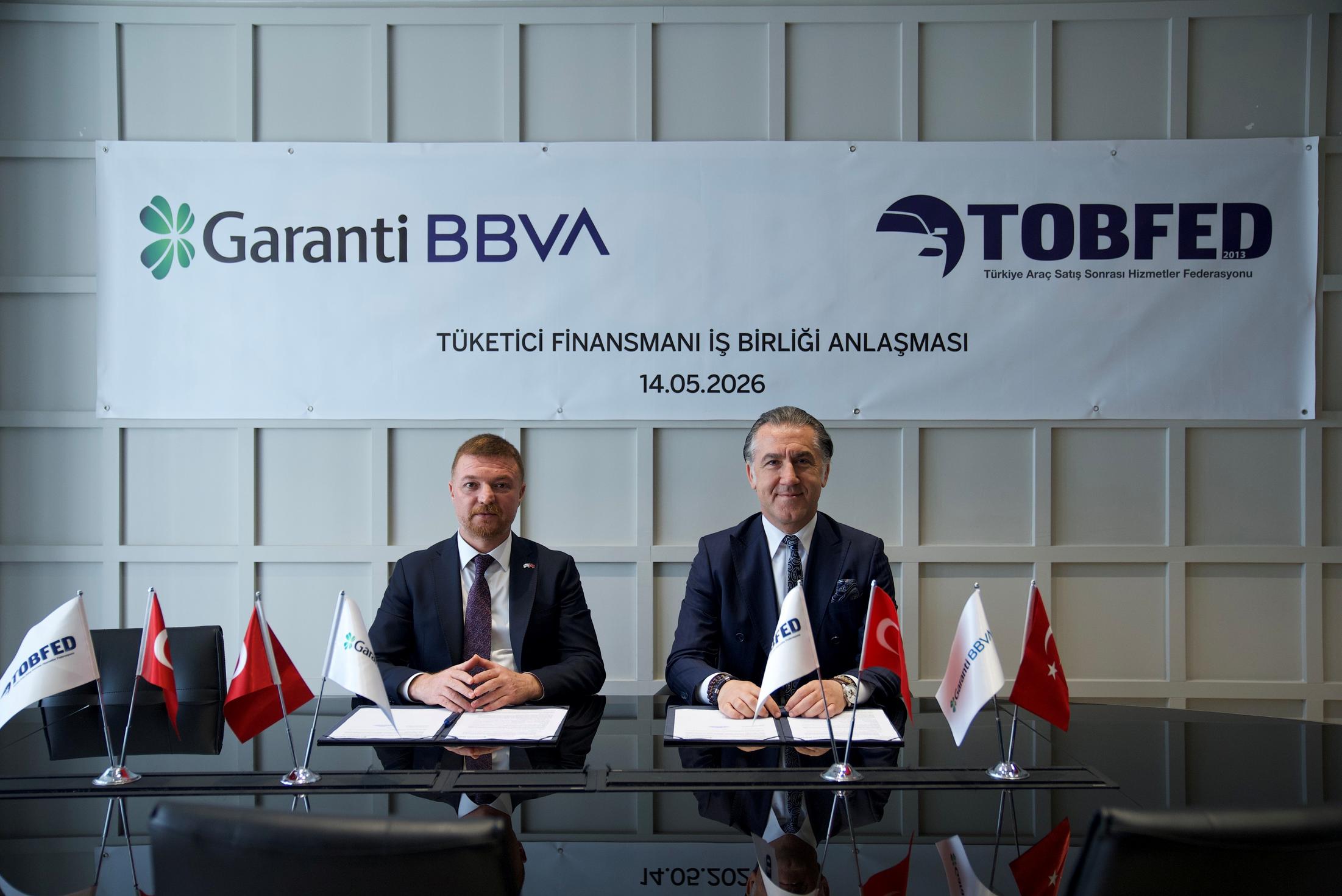 Garanti BBVA ve TOBFED otomotiv ekosisteminde finansman iş birliği