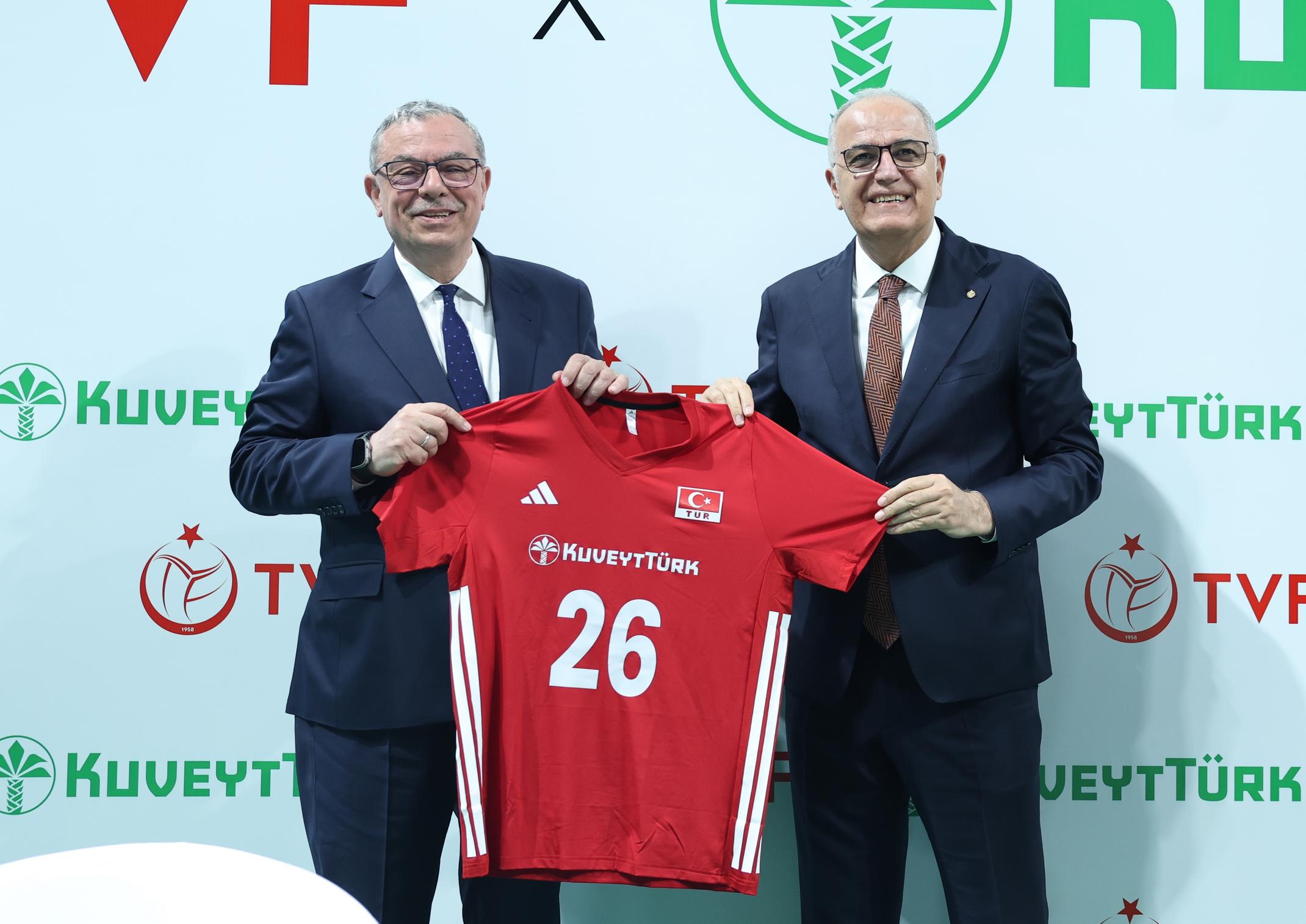 Kuveyt Türk, A Milli Erkek Voleybol Takımı’nın ana sponsoru oldu