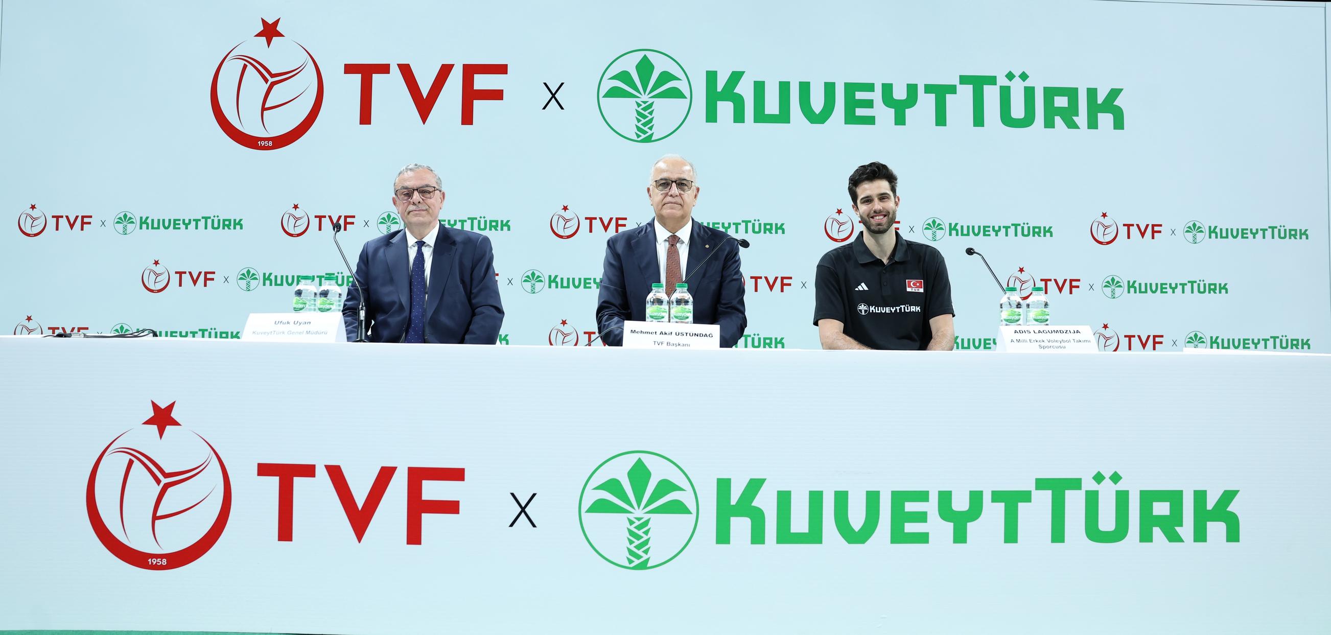 TVF ve Kuveyt Türk arasında imzalanan ana sponsorluk anlaşması