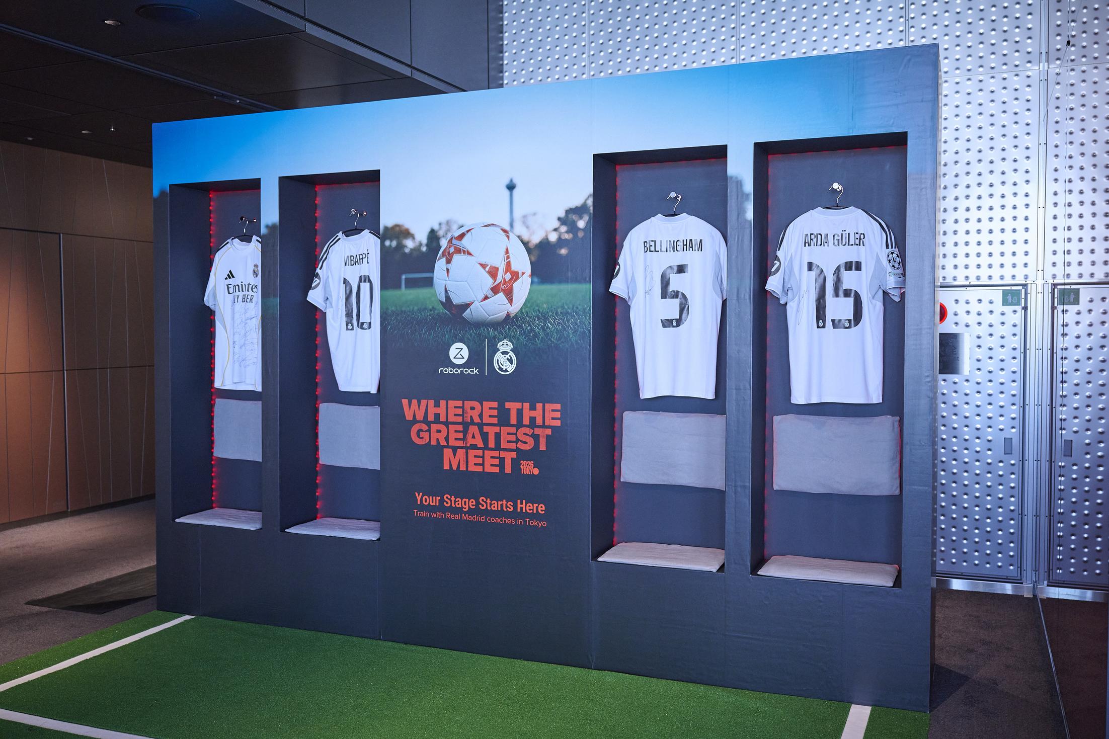 Roborock ve Real Madrid Japonya etkinliği görseli 2