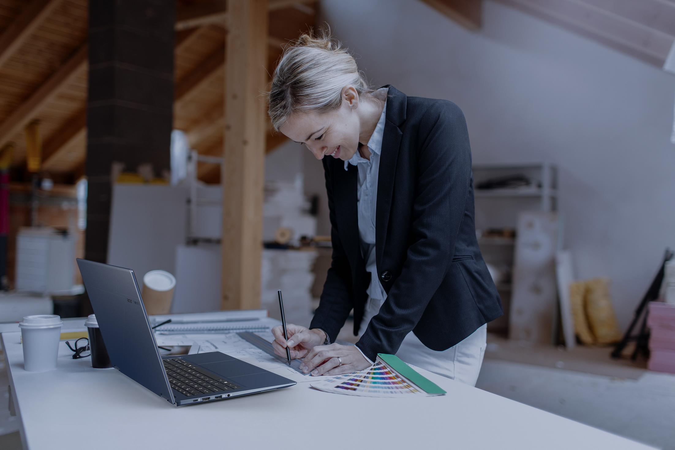 Acer Swift Spin 14 AI ve Aspire Go 15 ürün görseli