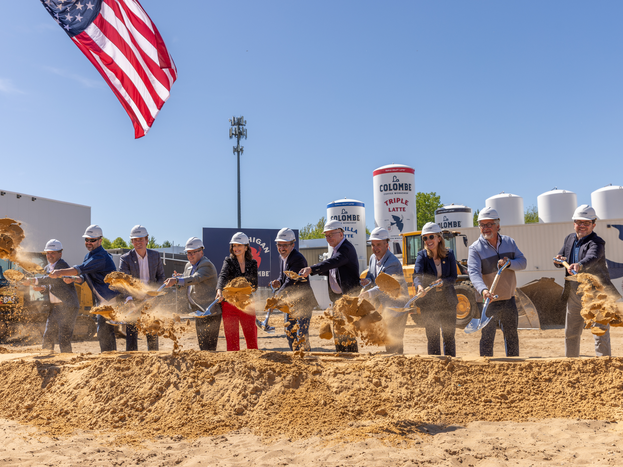Chobani ve La Colombe Michigan tesis yatırımı temel atma töreni
