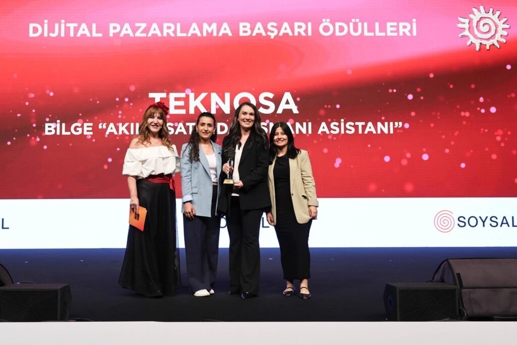 Teknosa’ya Perakende Güneşi’nde Dijital Pazarlama Ödülü