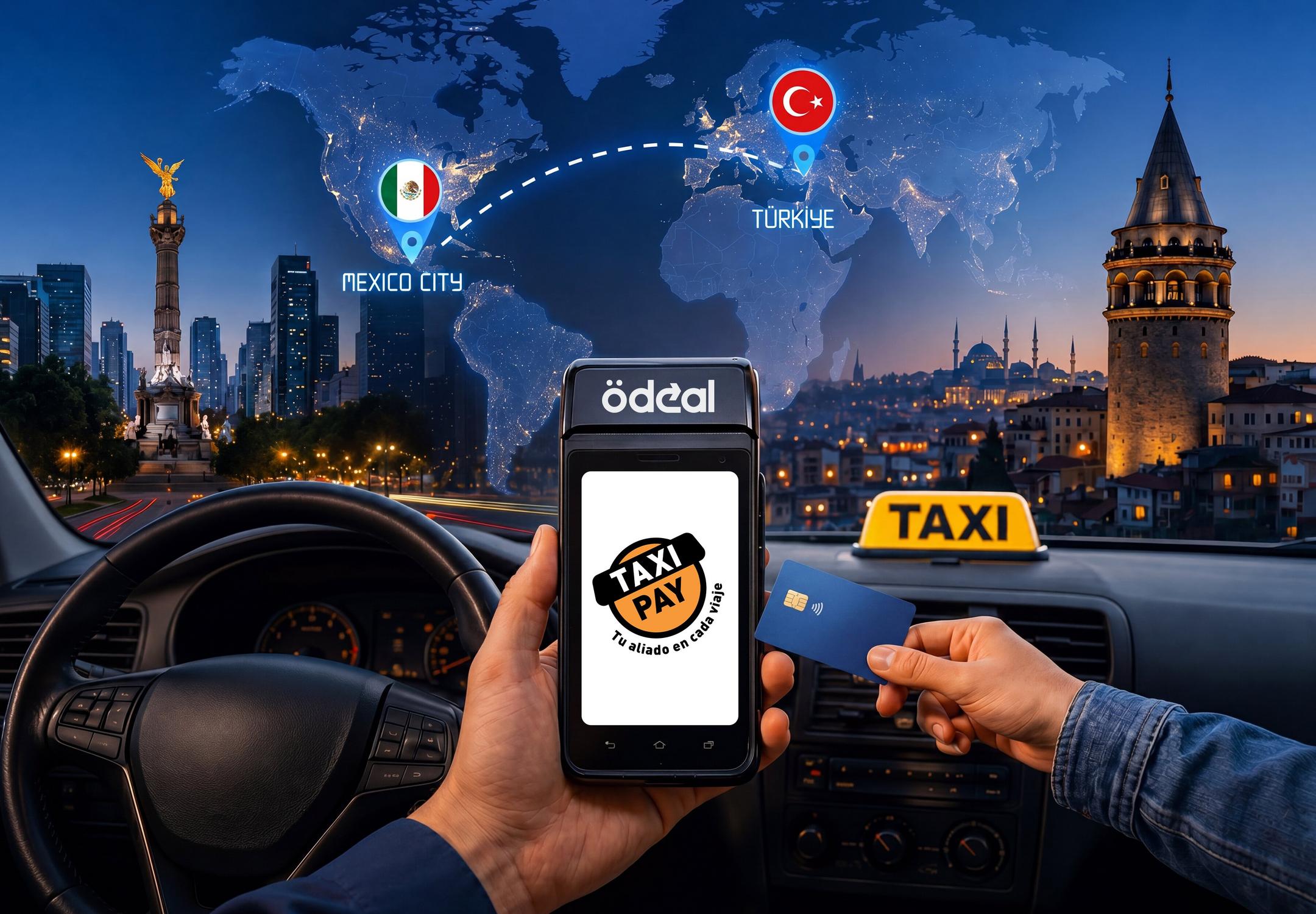 Ödeal TaxiPay Mexico City’de taksi ödemeleri