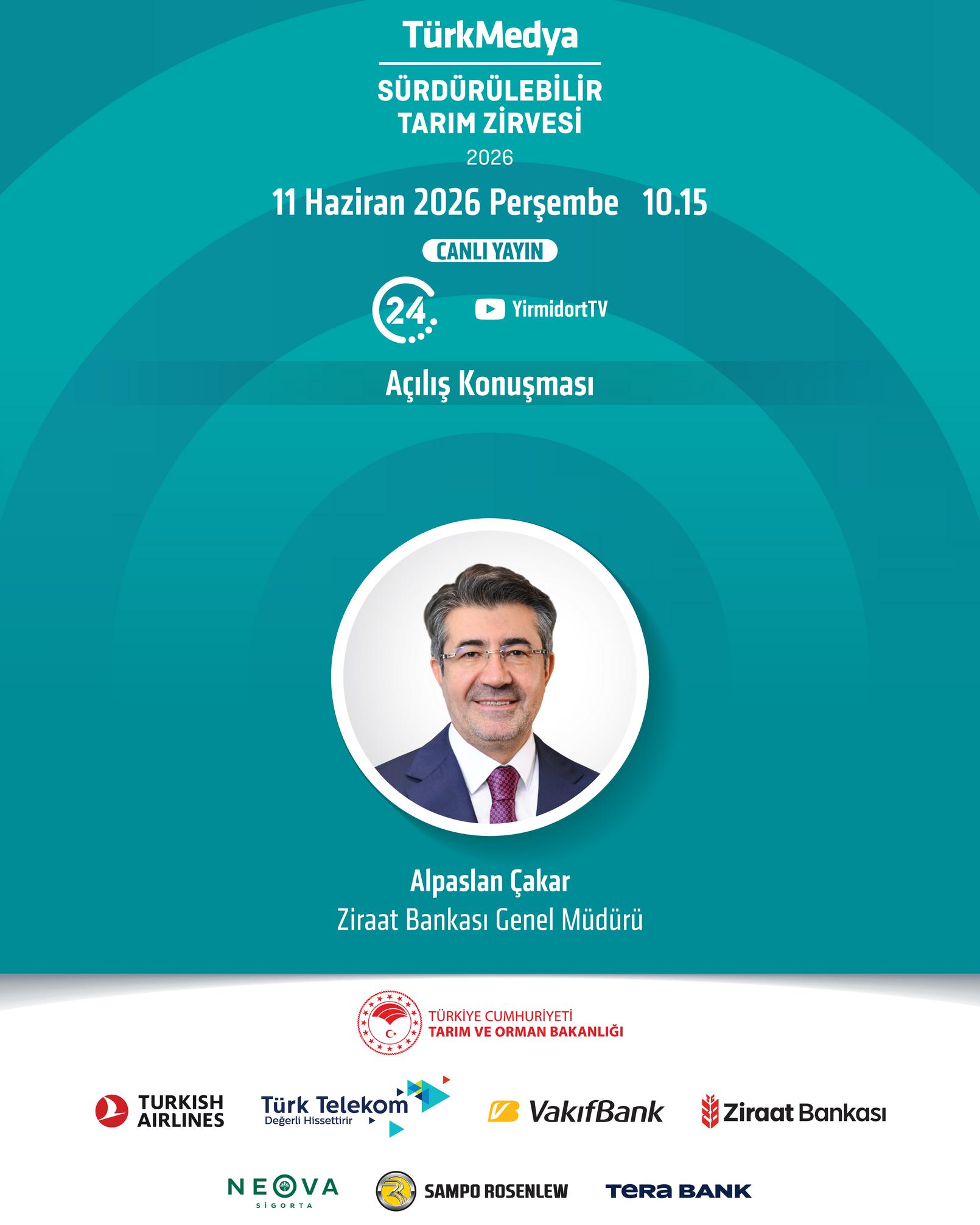 TürkMedya Sürdürülebilir Tarım Zirvesi görseli 1