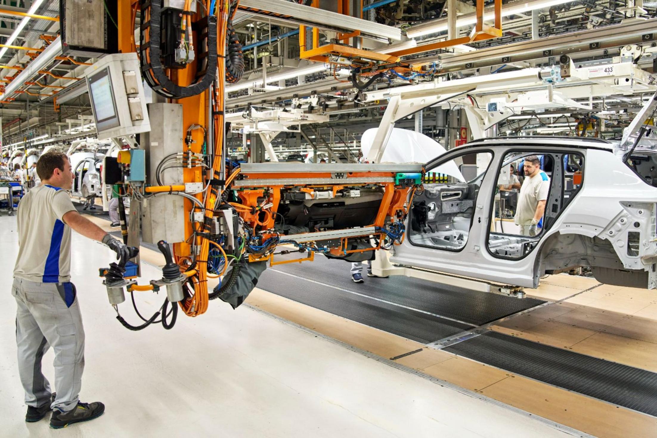 Škoda Epiq üretim hattı – İspanya
