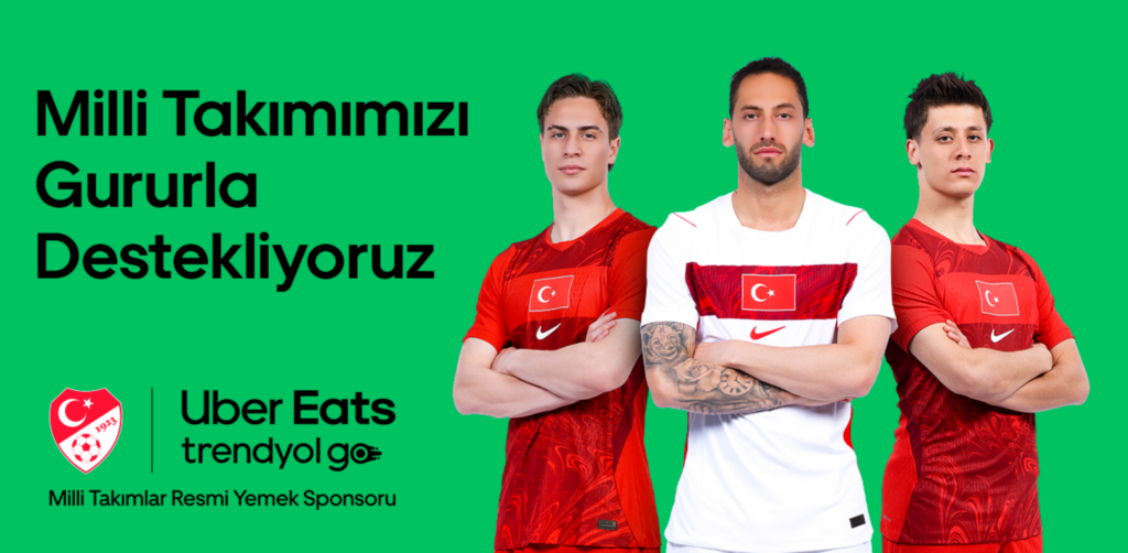 Uber Eats Trendyol Go, Milli Takımların Resmi Yemek Sponsoru