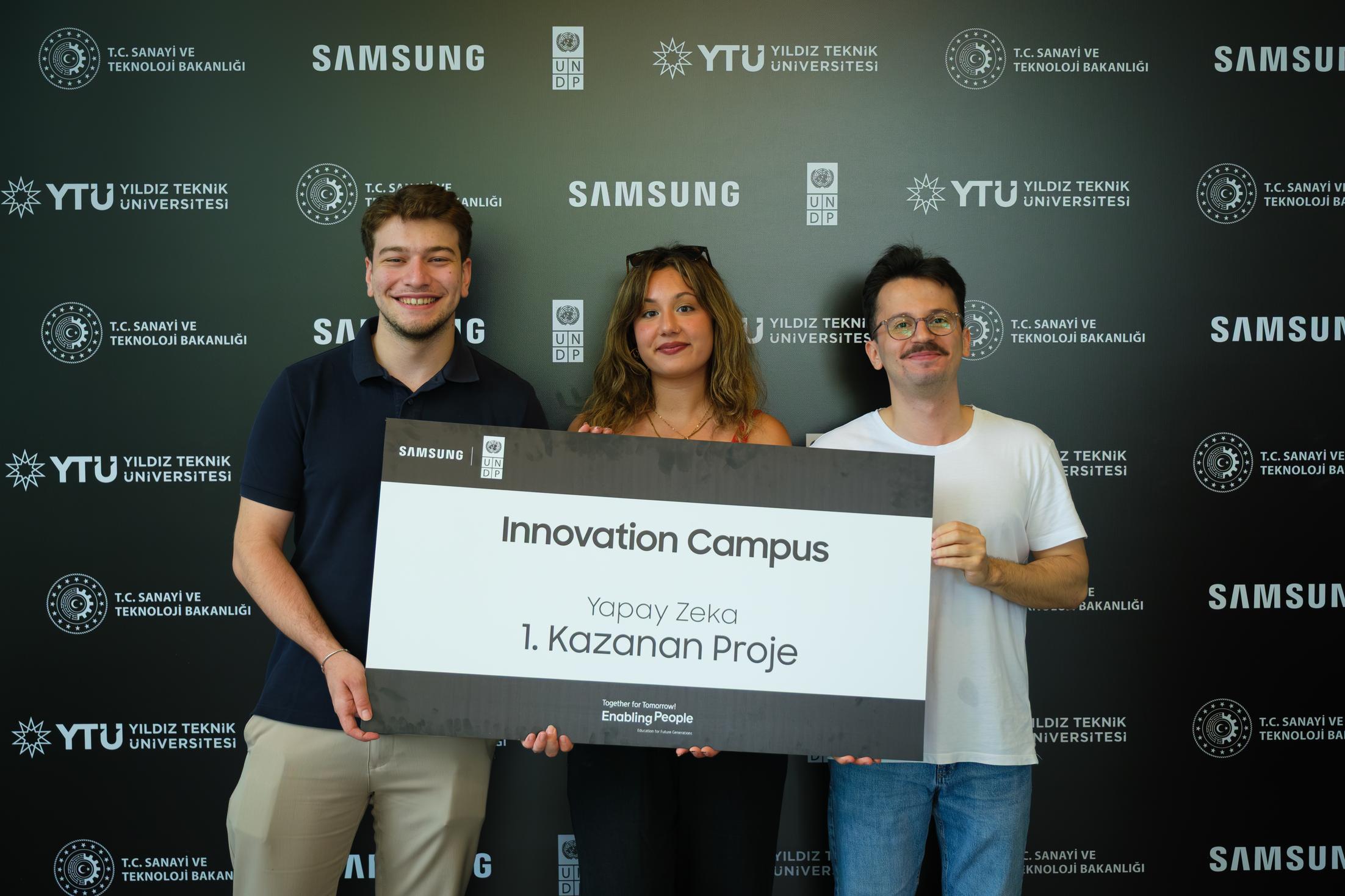 Innovation Campus YTÜ AI sınıfı final etkinliği 2