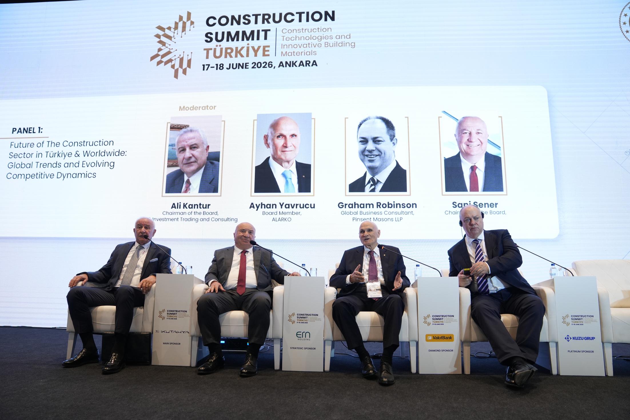 Bakan Abdulkadir Uraloğlu, İnşaat Zirvesi Türkiye 2026